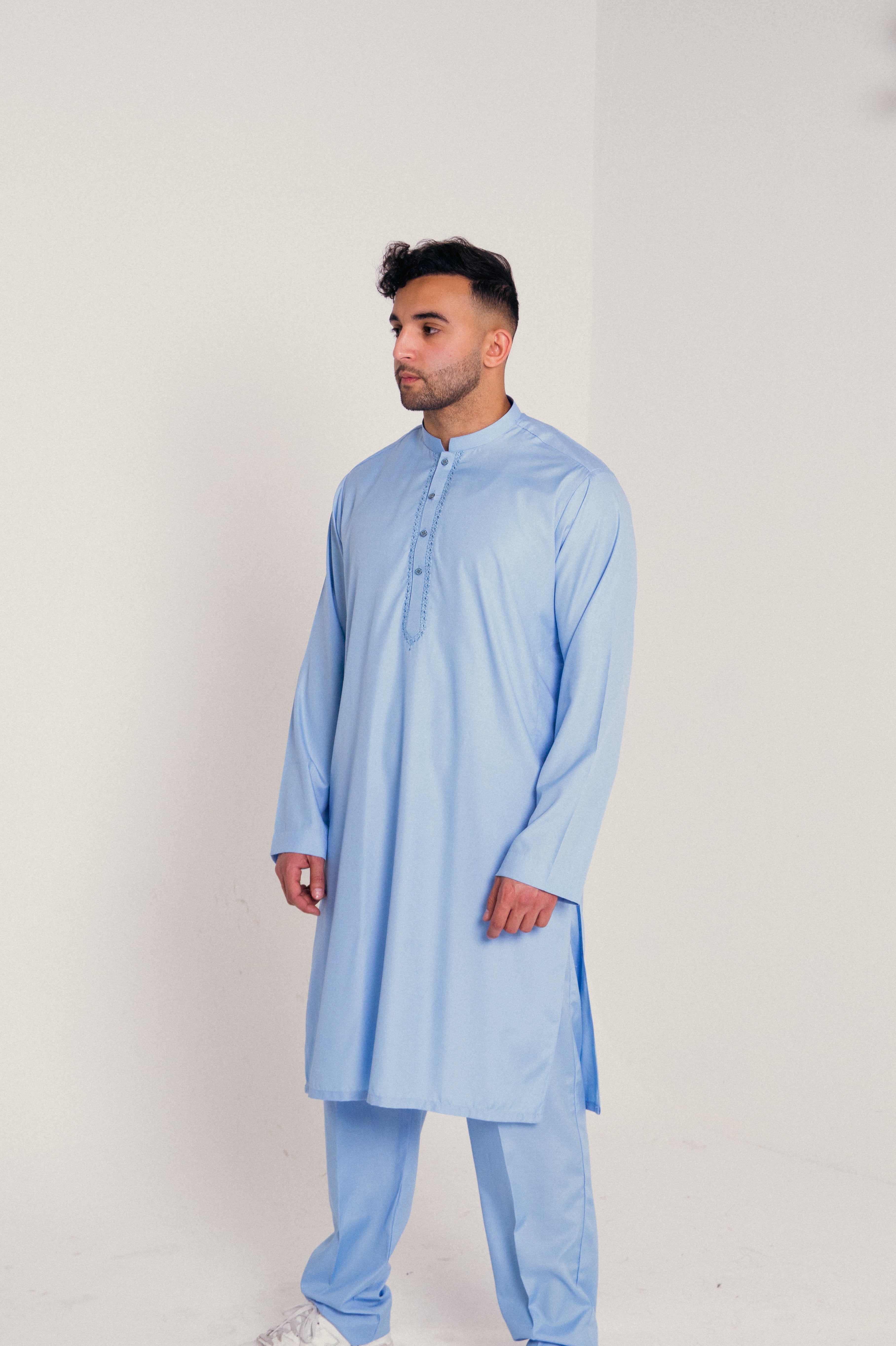 DeNative Kurta Set - Sky Blue