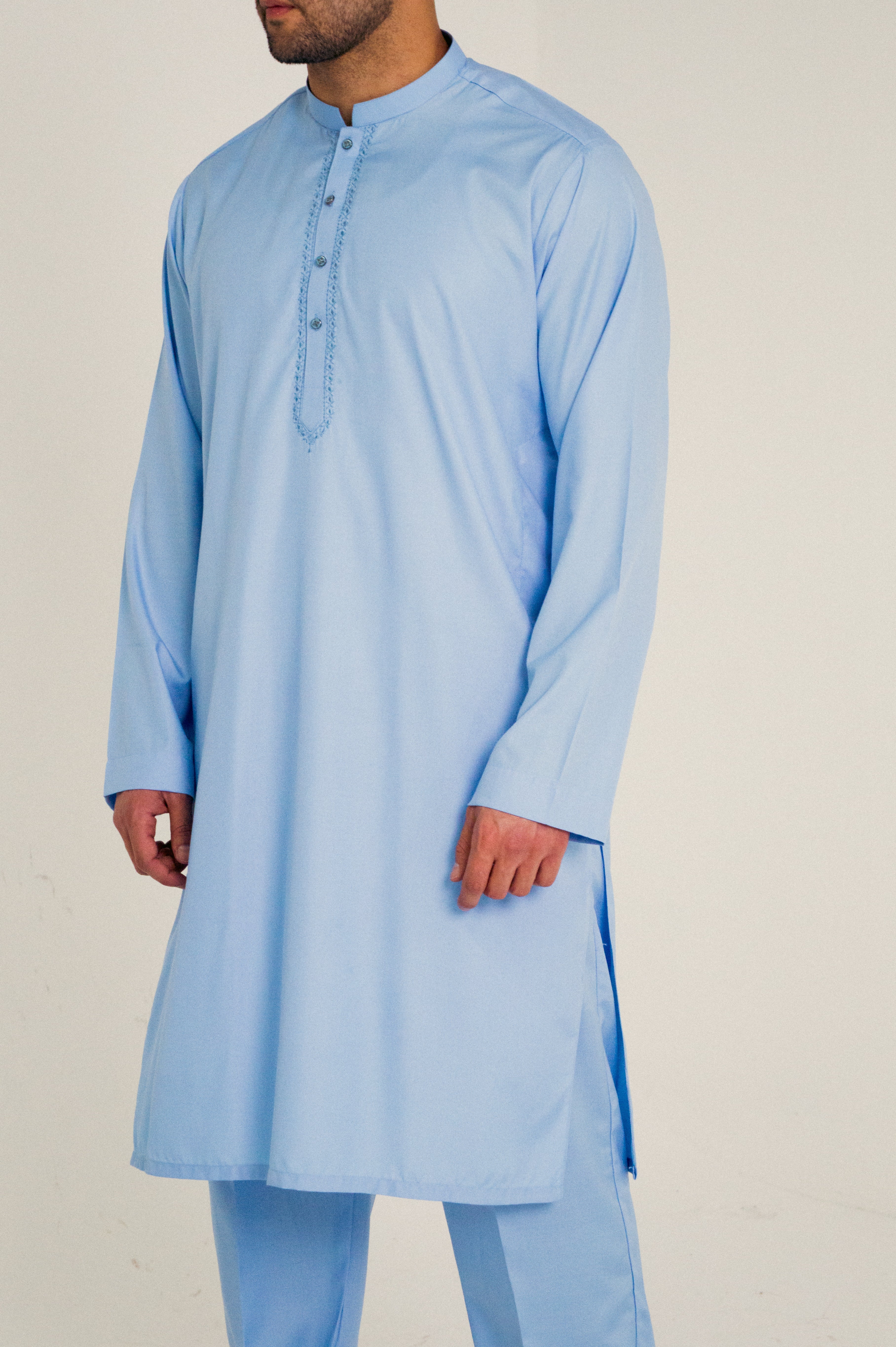 DeNative Kurta Set - Sky Blue