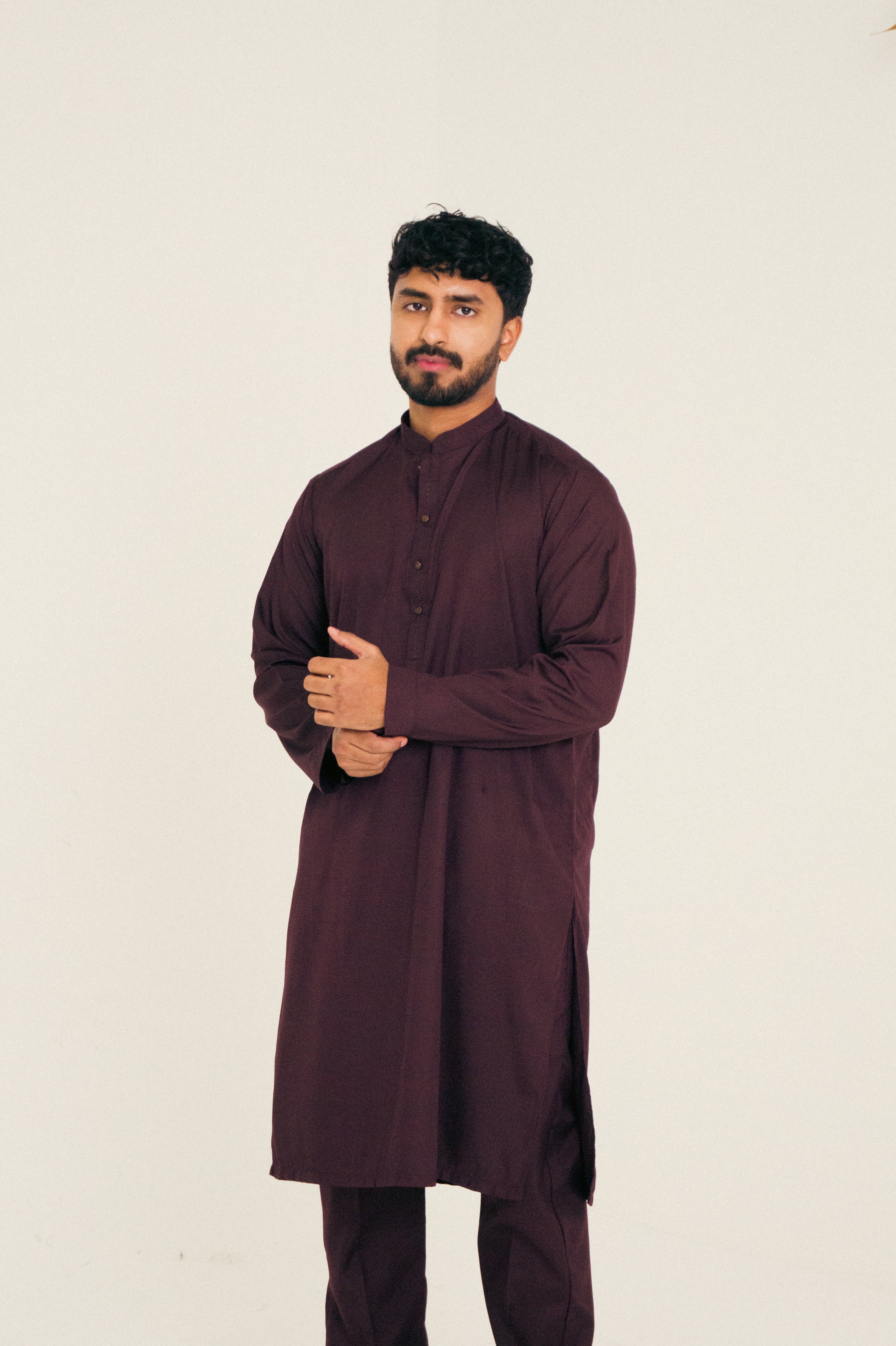 DeNative Kurta Set - Purple Reign
