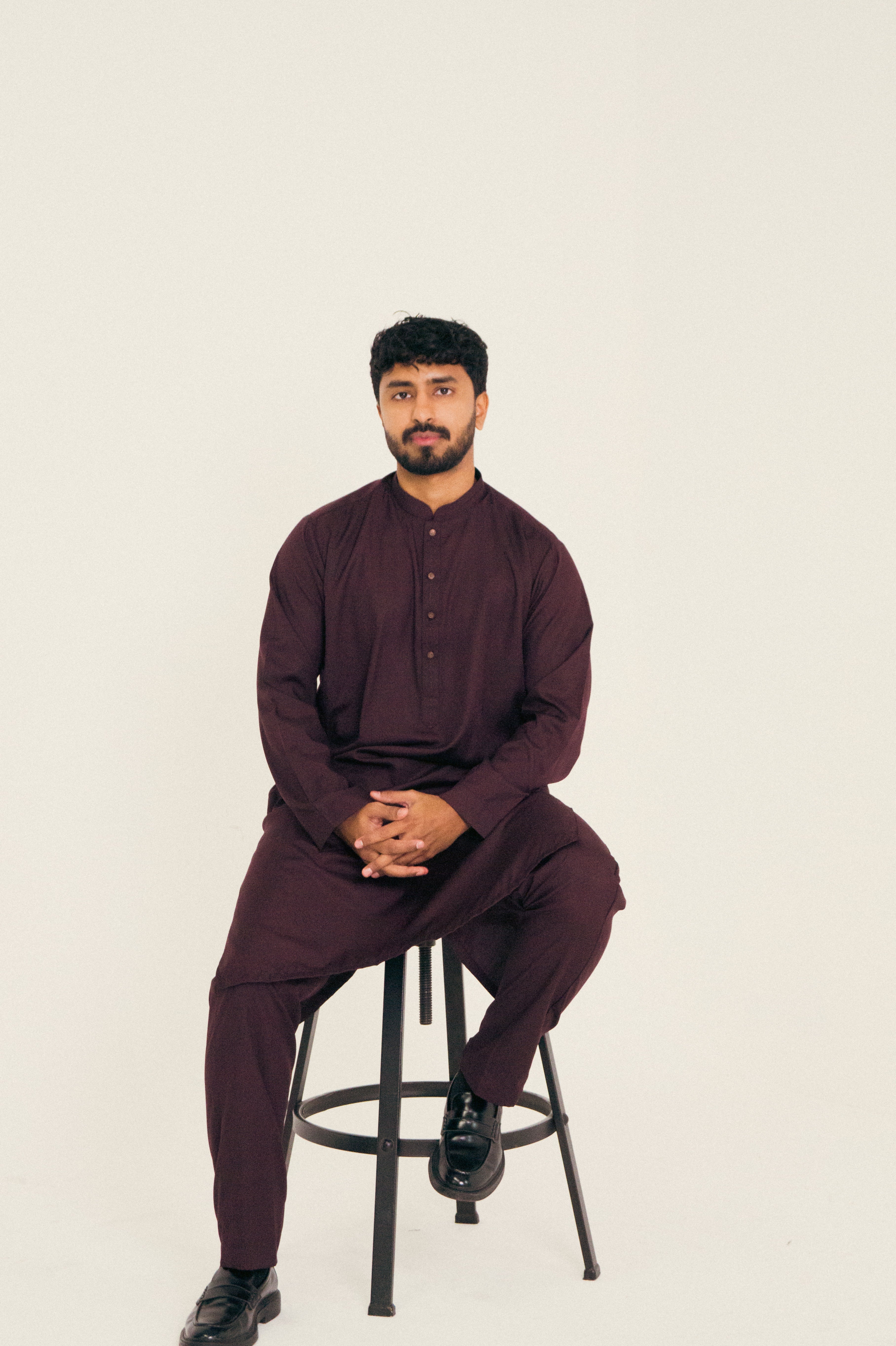 DeNative Kurta Set - Purple Reign