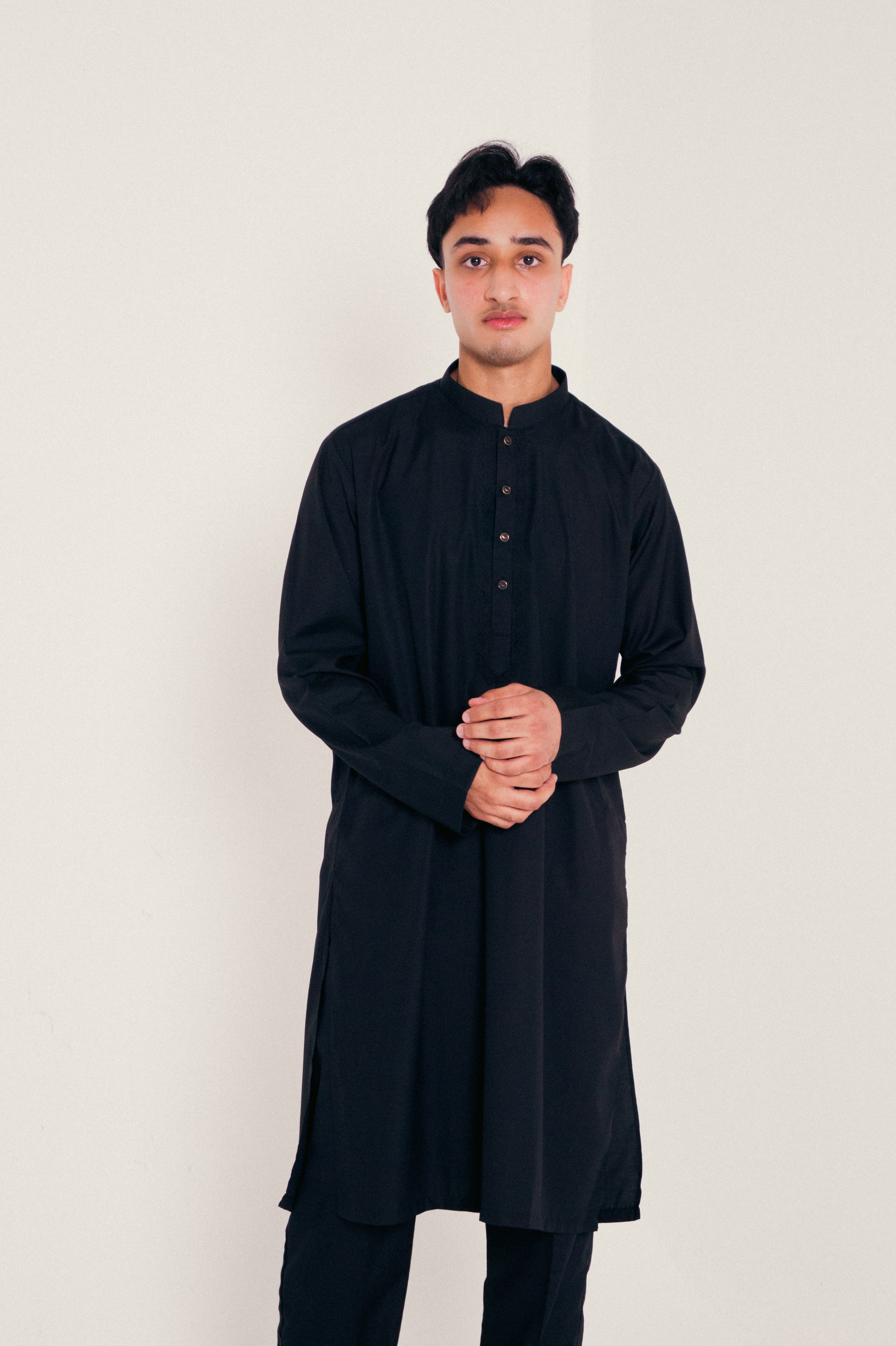 DeNative Kurta Set - Jutt Black