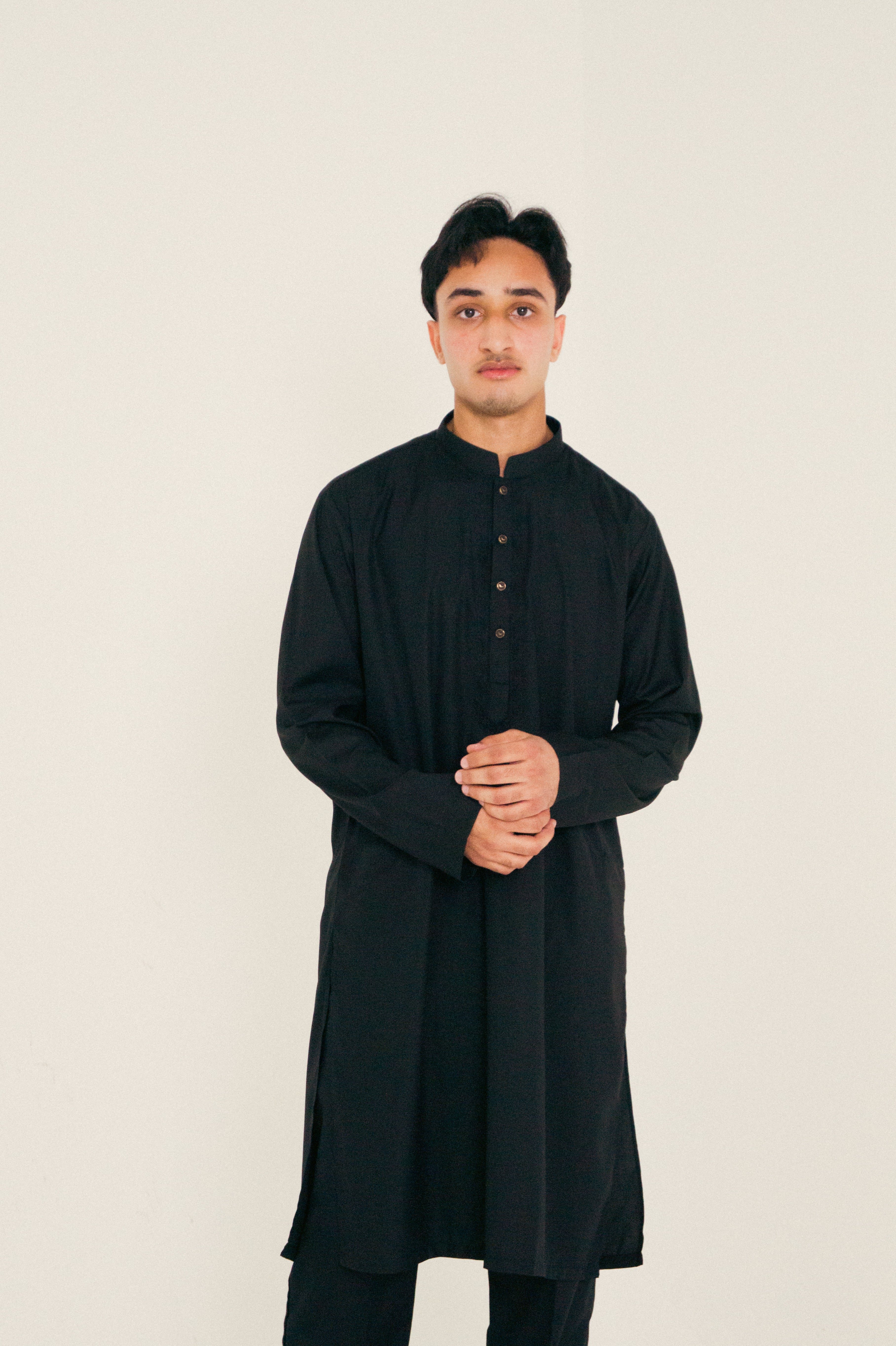 DeNative Kurta Set - Jutt Black