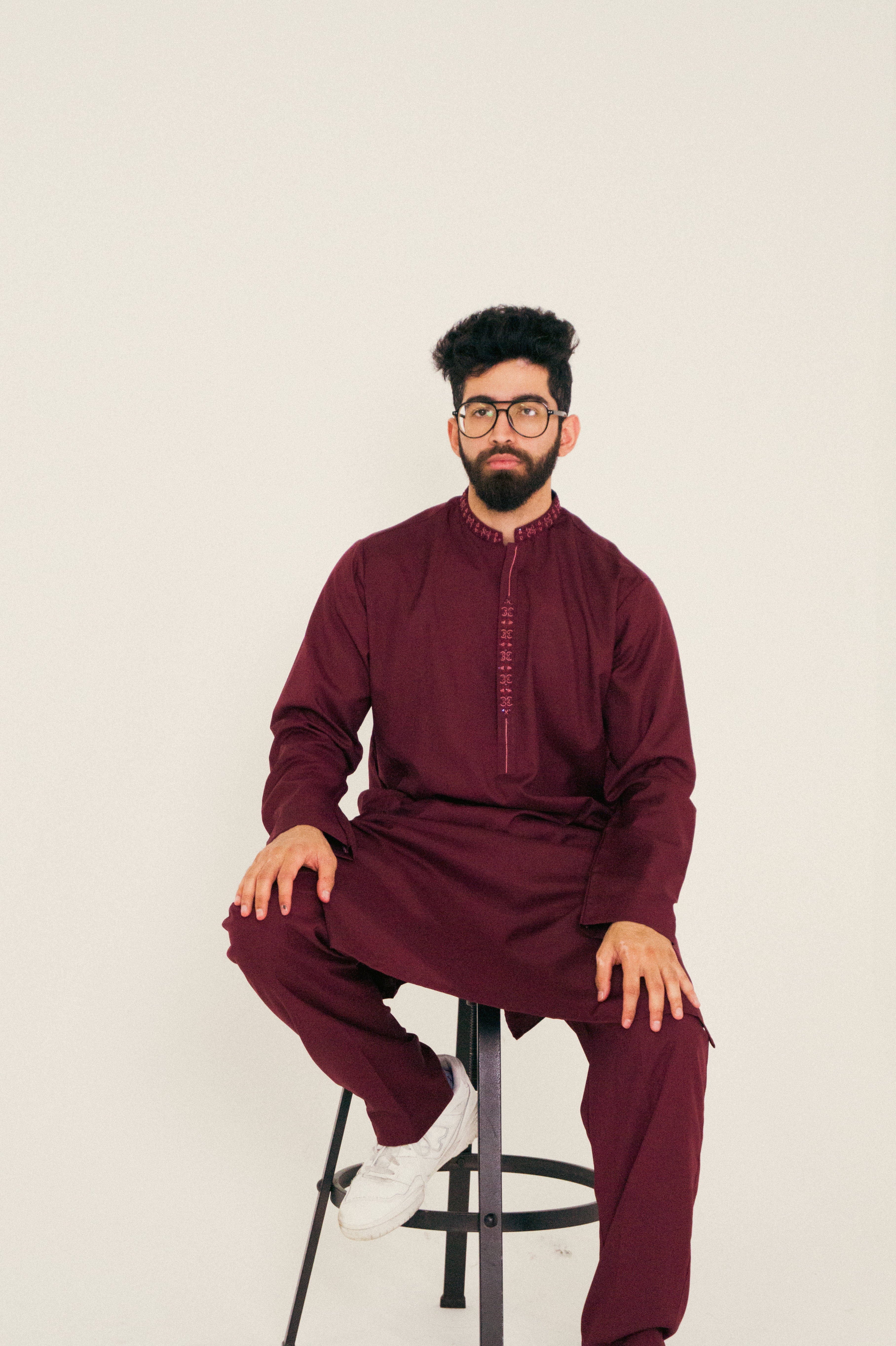 DeNative Embroidery - Monsoon Maroon