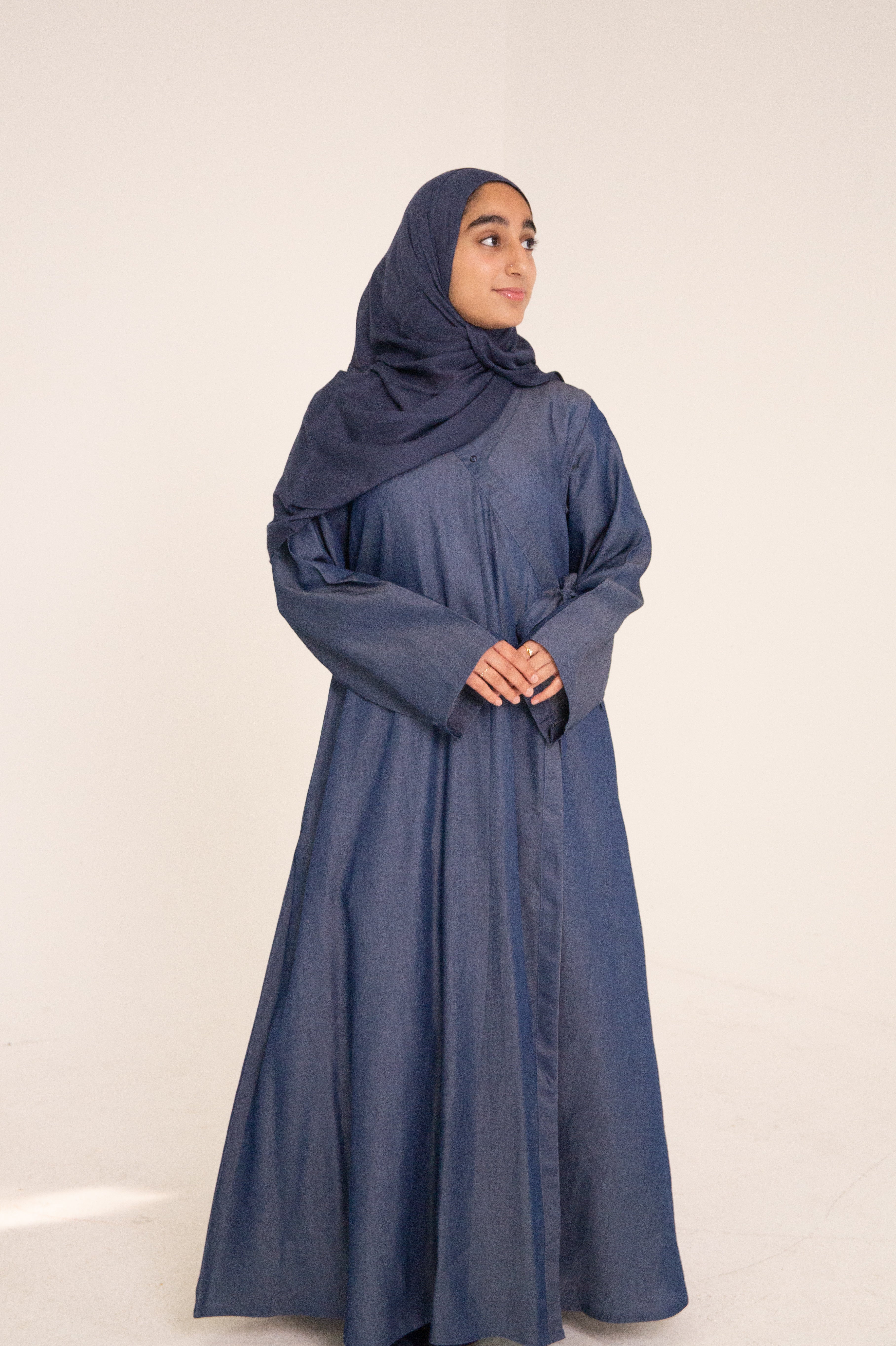 Denim Kimono Abaya
