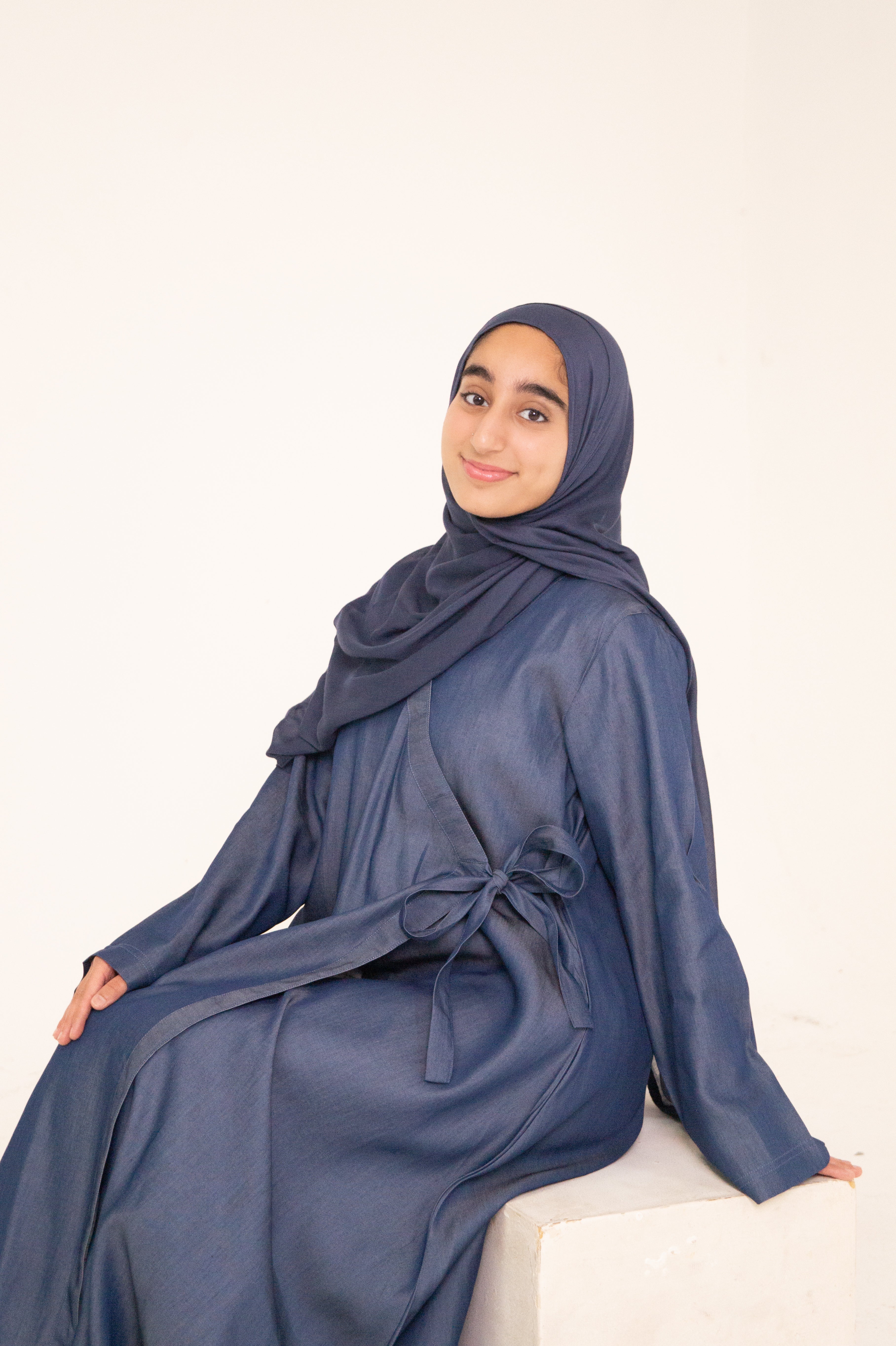 Denim Kimono Abaya
