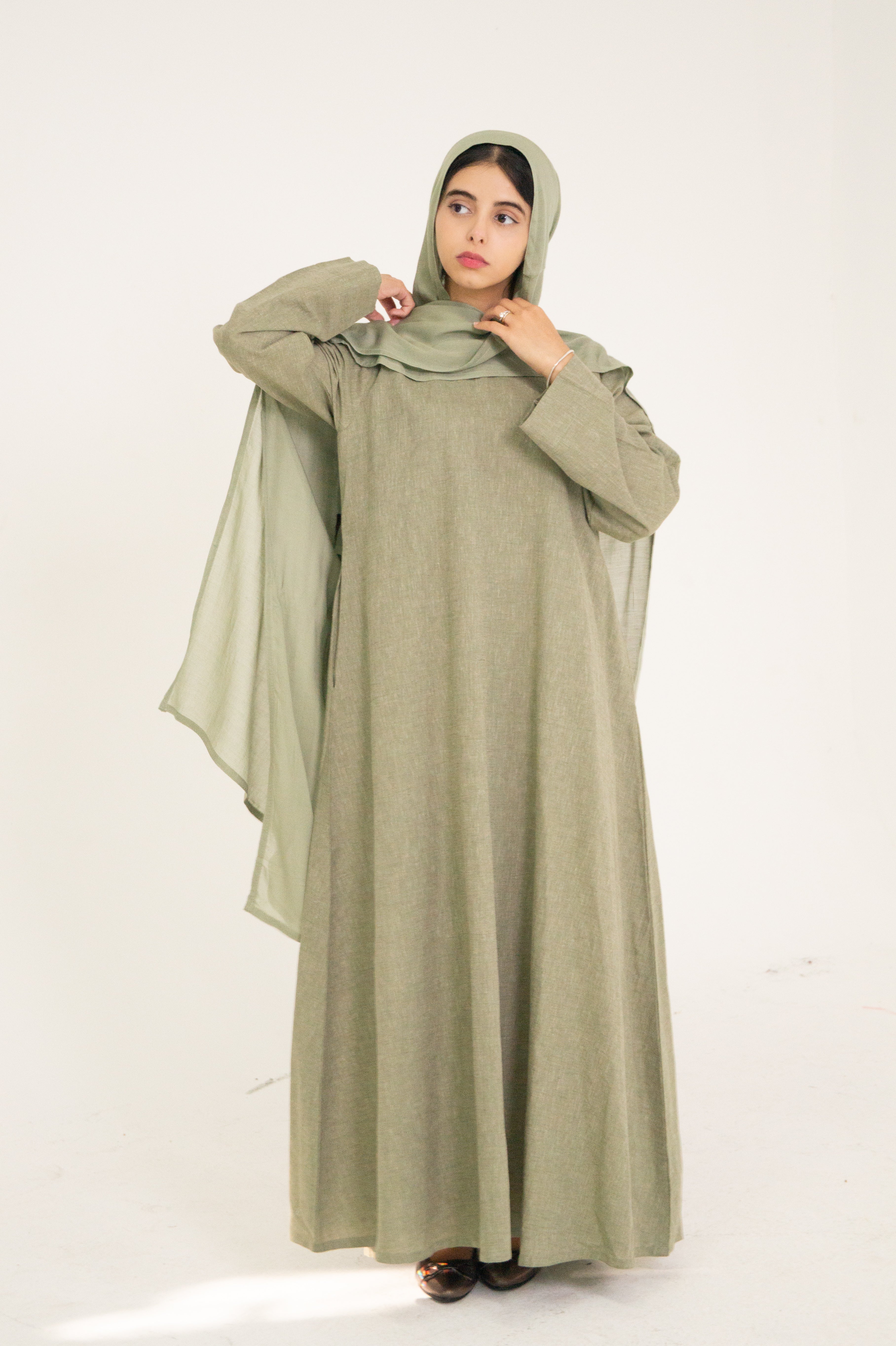 Sage Green Abaya
