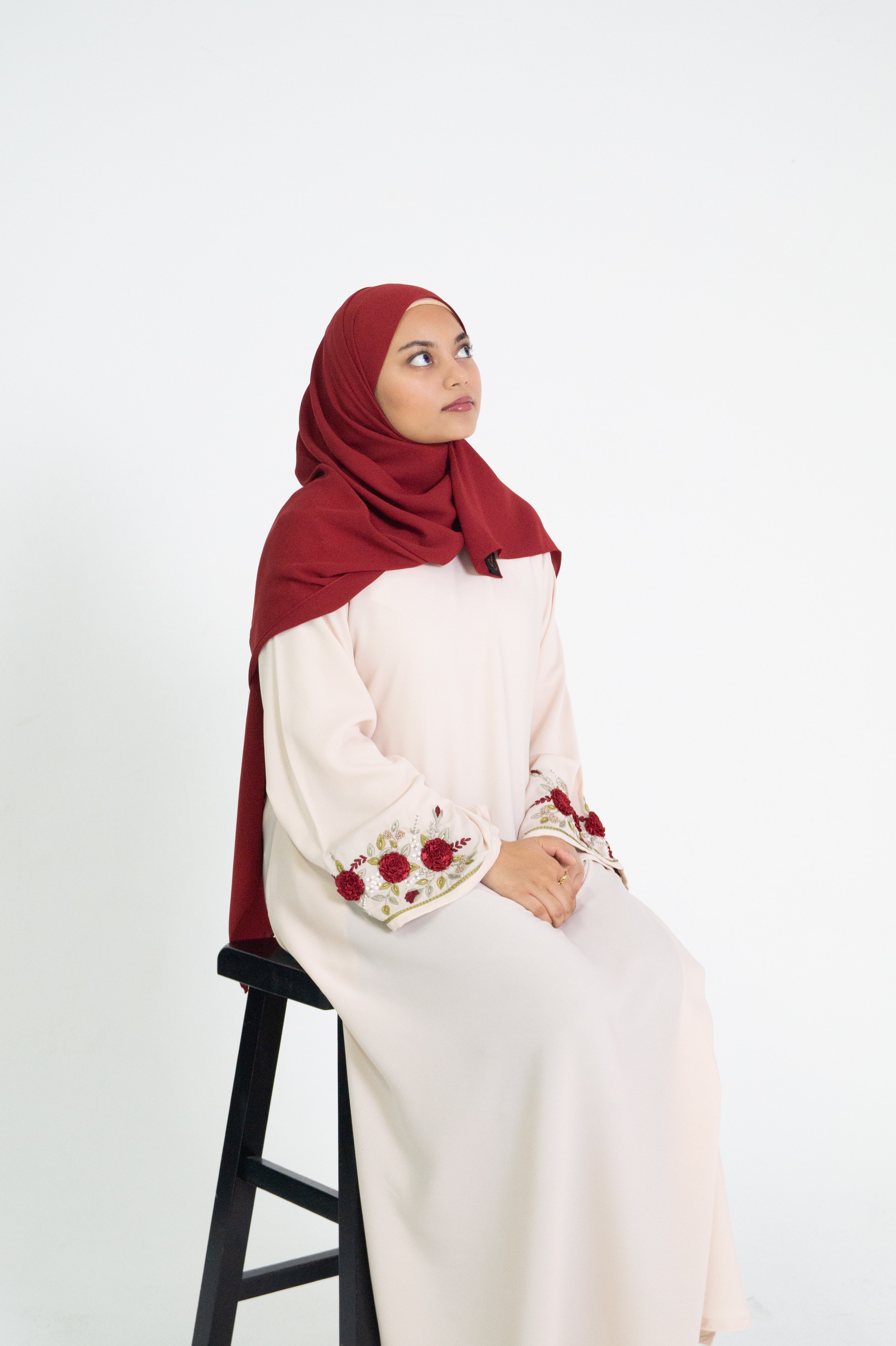 Ivory Rose Abaya