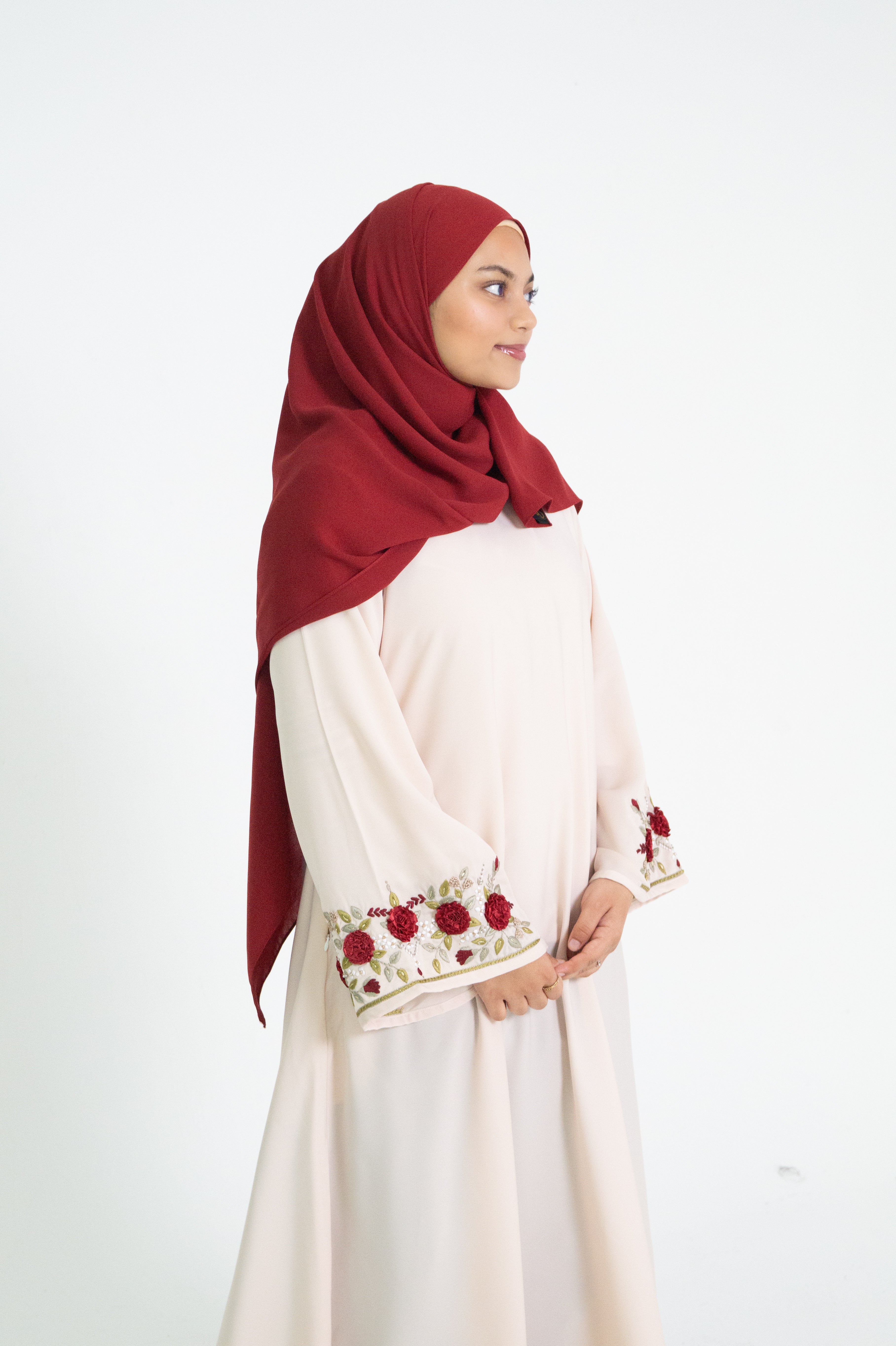 Ivory Rose Abaya