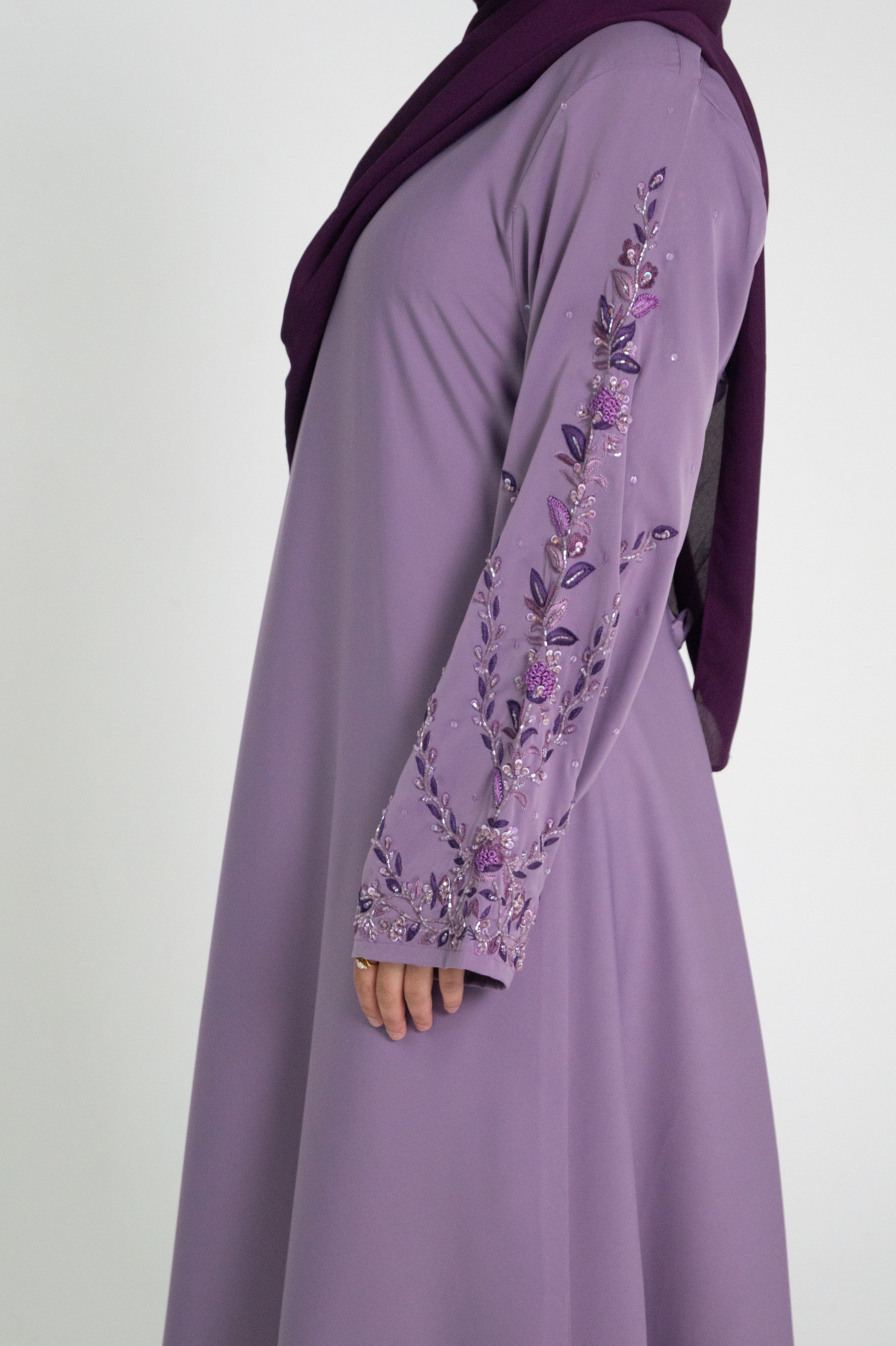 Lilac Royal Abaya
