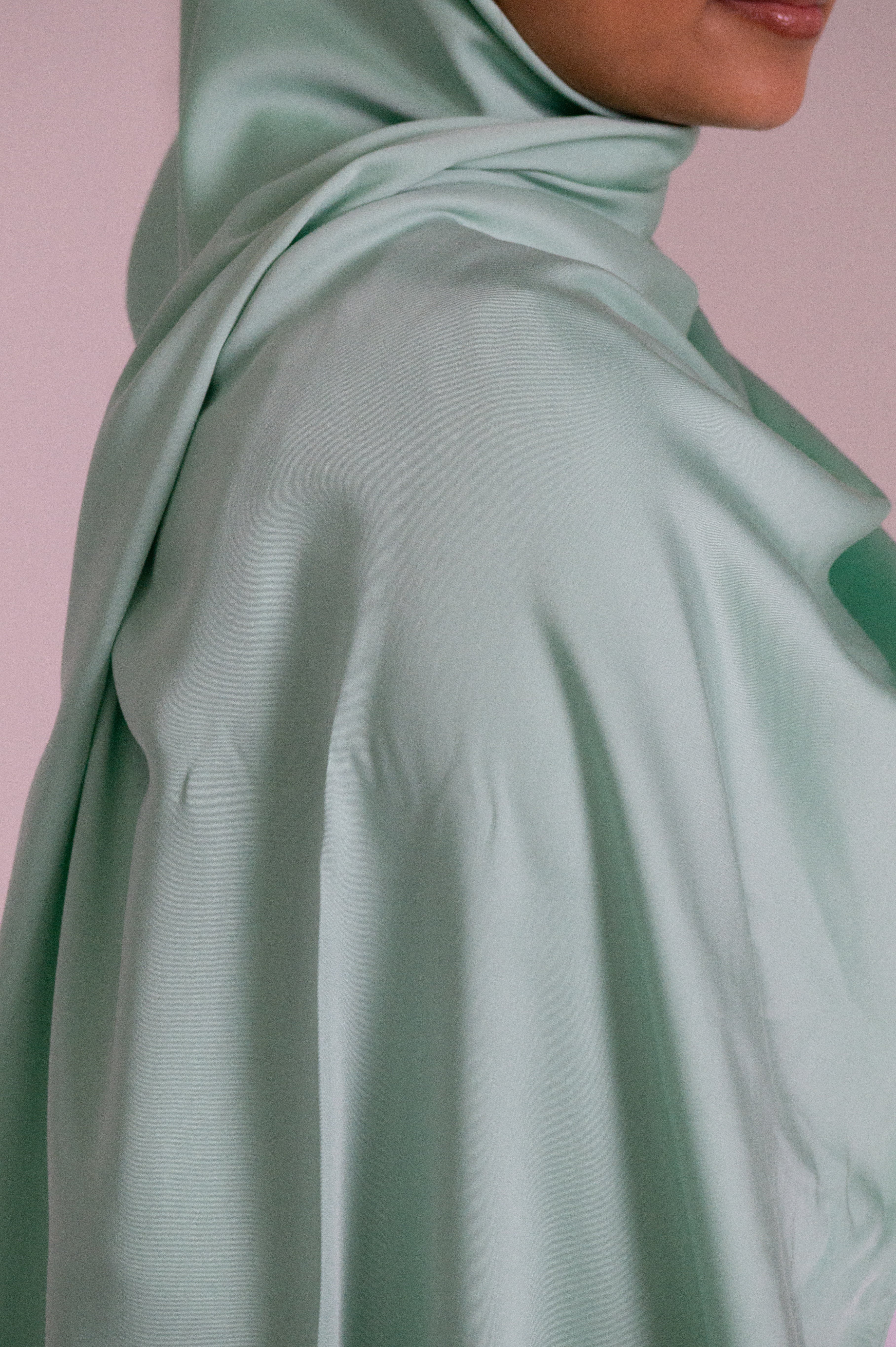 Mint Mist Panda Silk