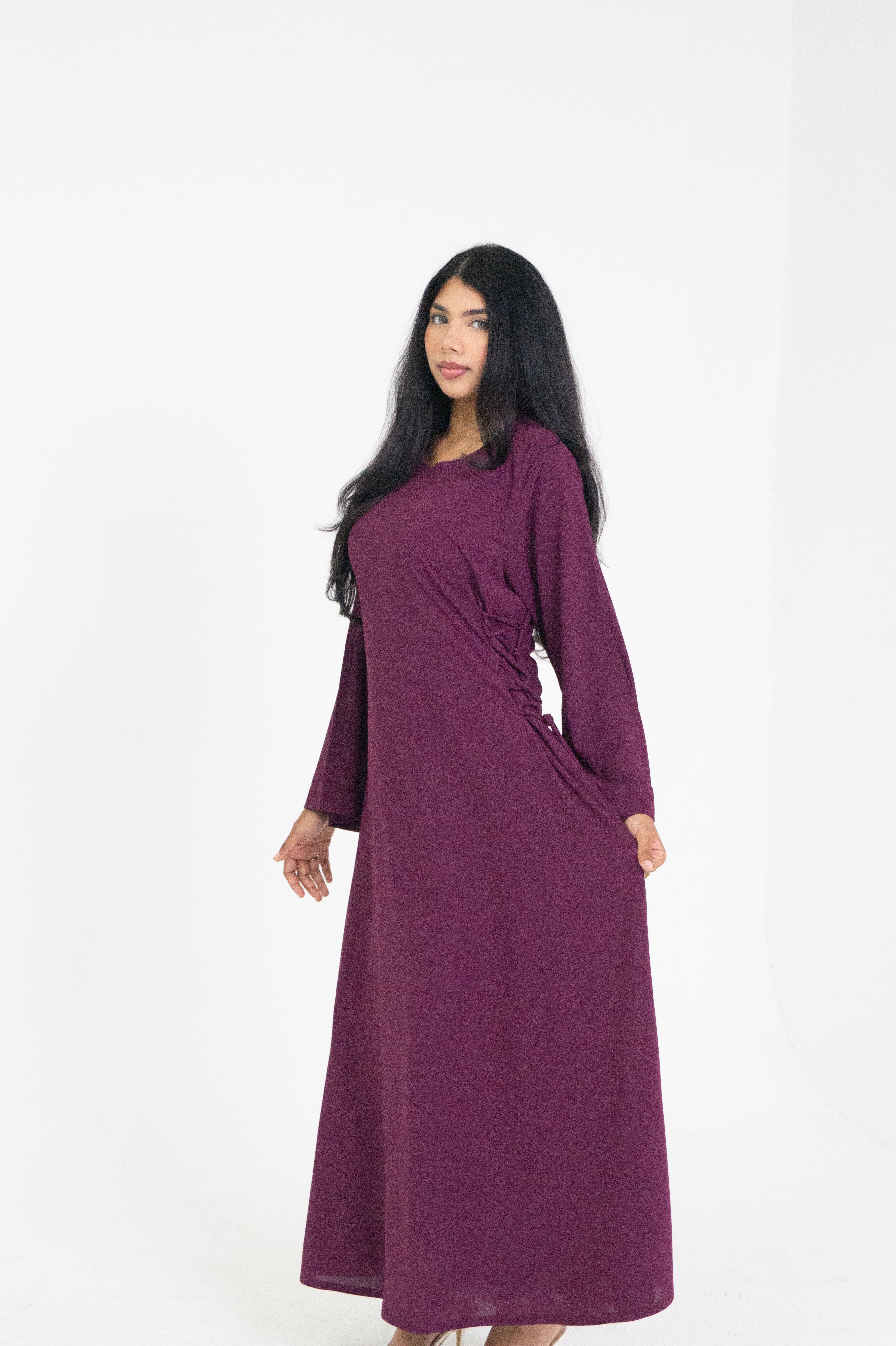 Mulberry Lace Abaya