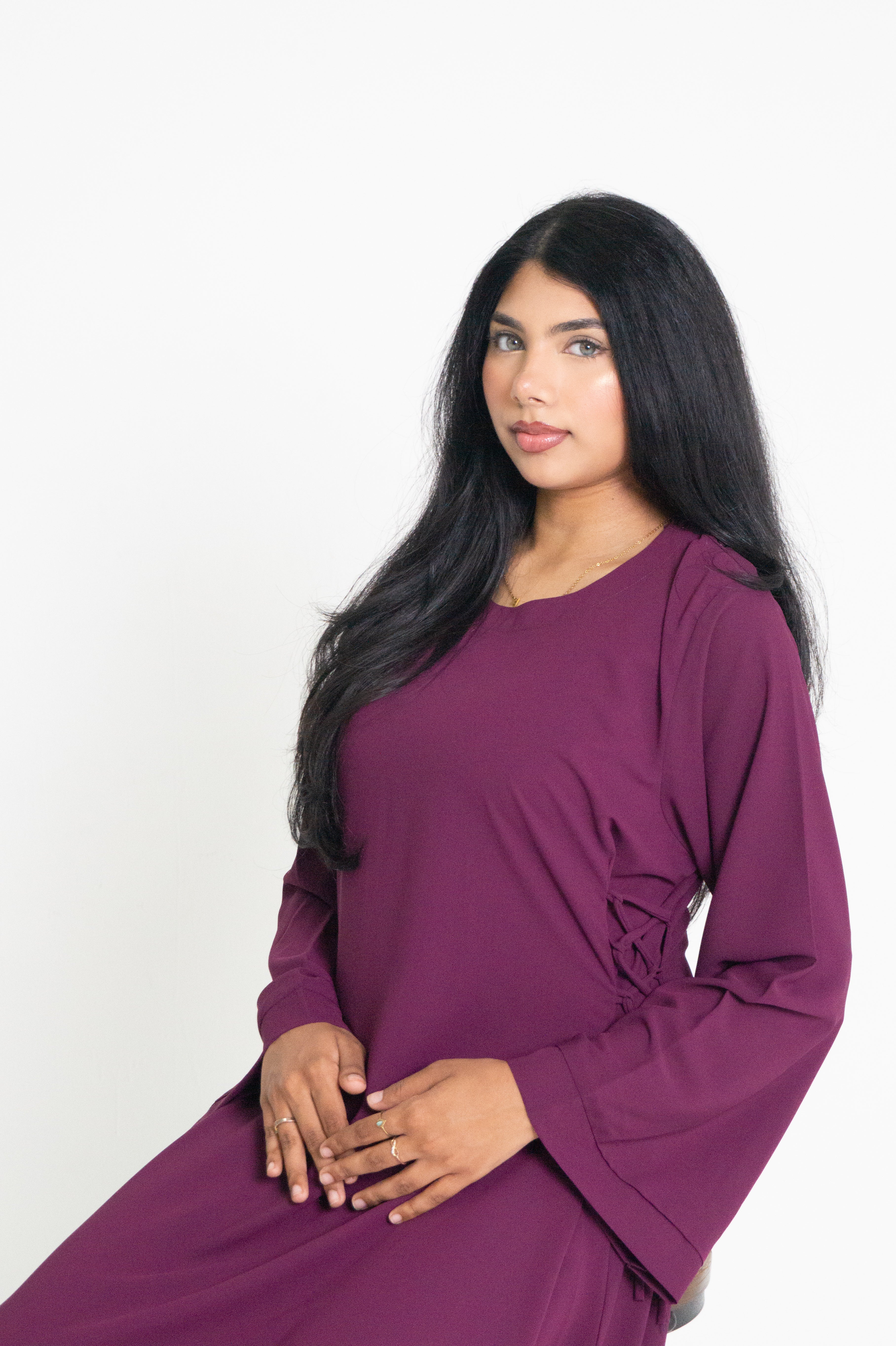 Mulberry Lace Abaya