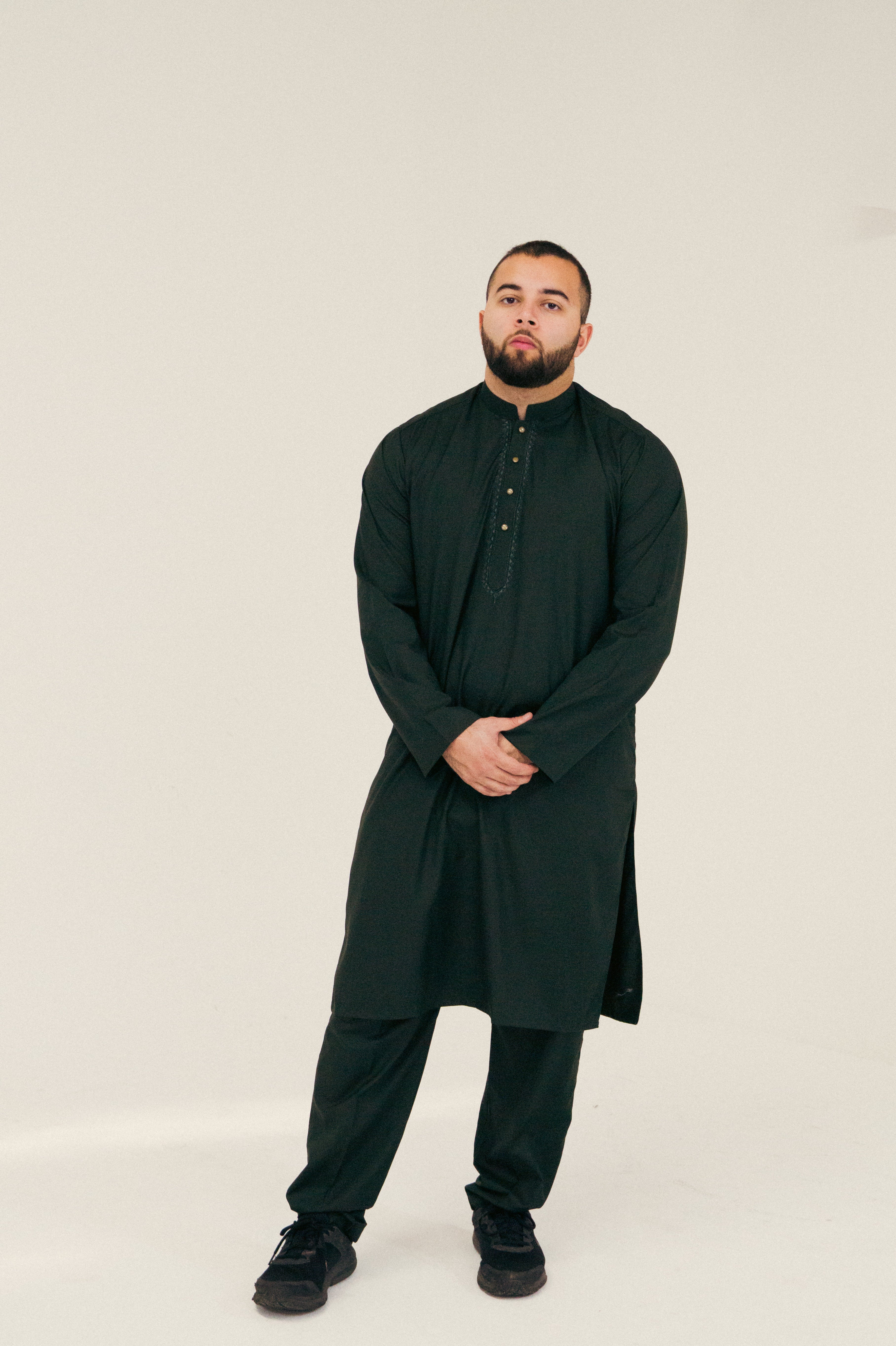 DeNative Kurta Set - Forest Green