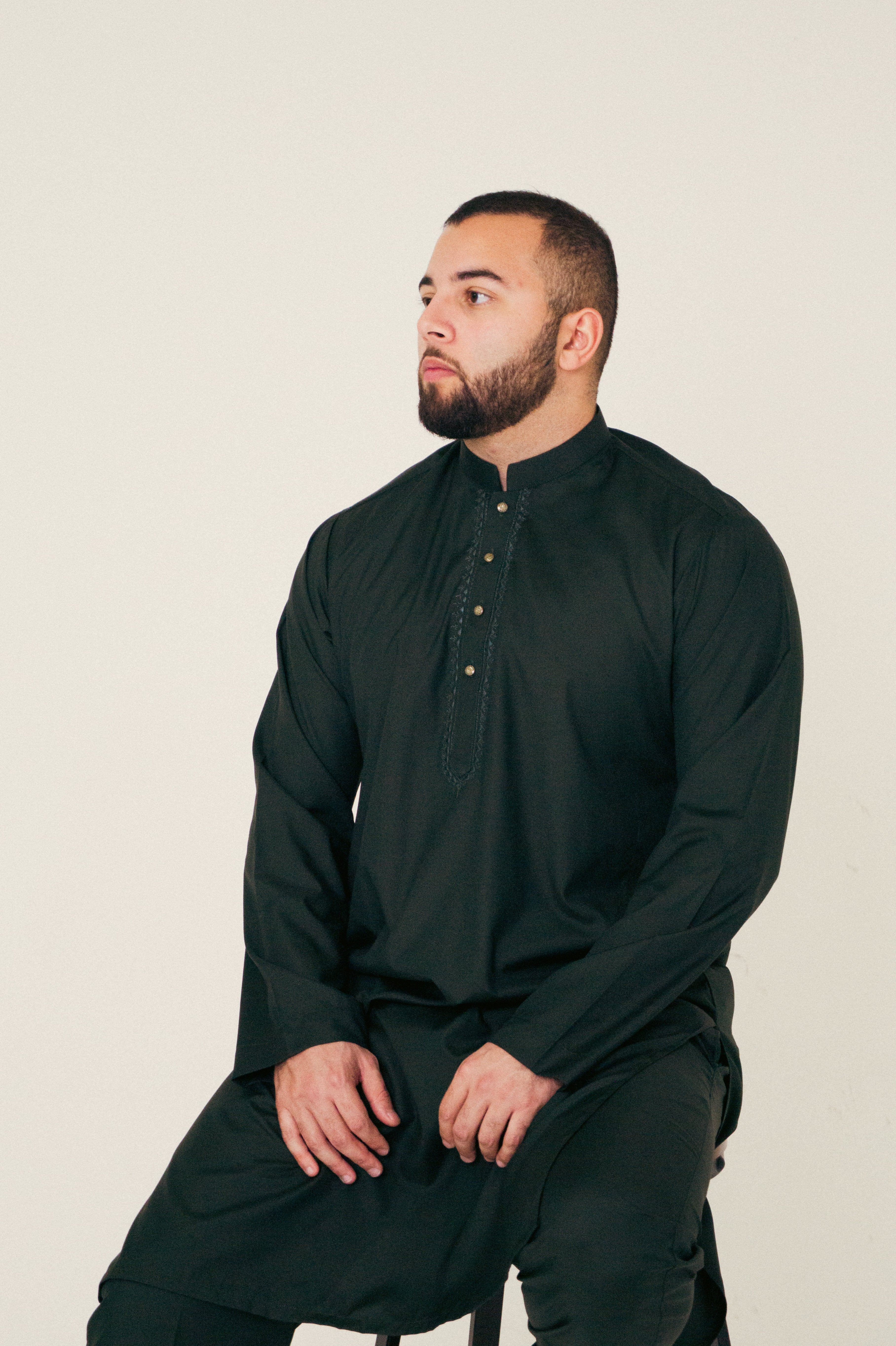 DeNative Kurta Set - Forest Green