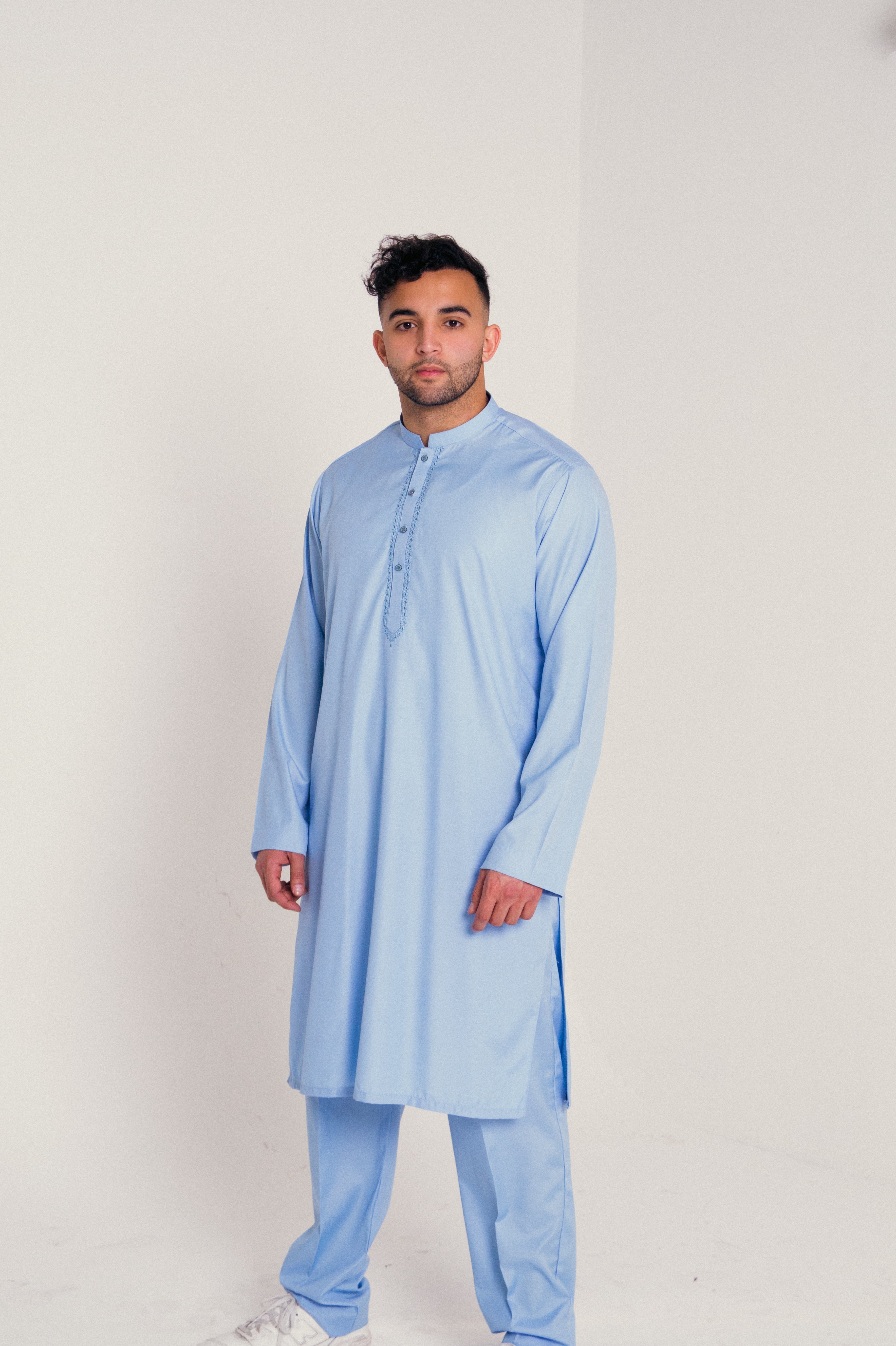 DeNative Kurta Set - Sky Blue