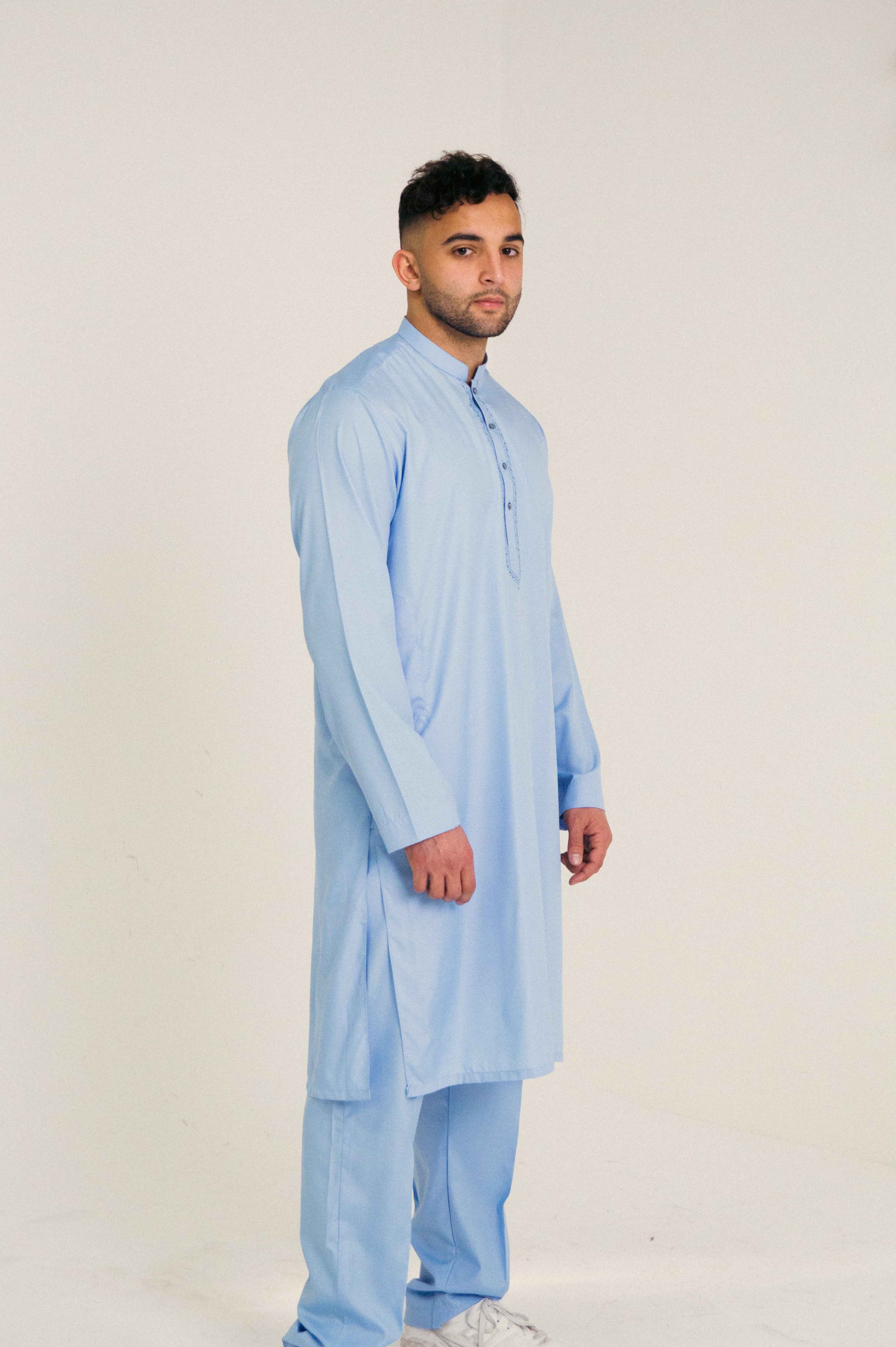 DeNative Kurta Set - Sky Blue