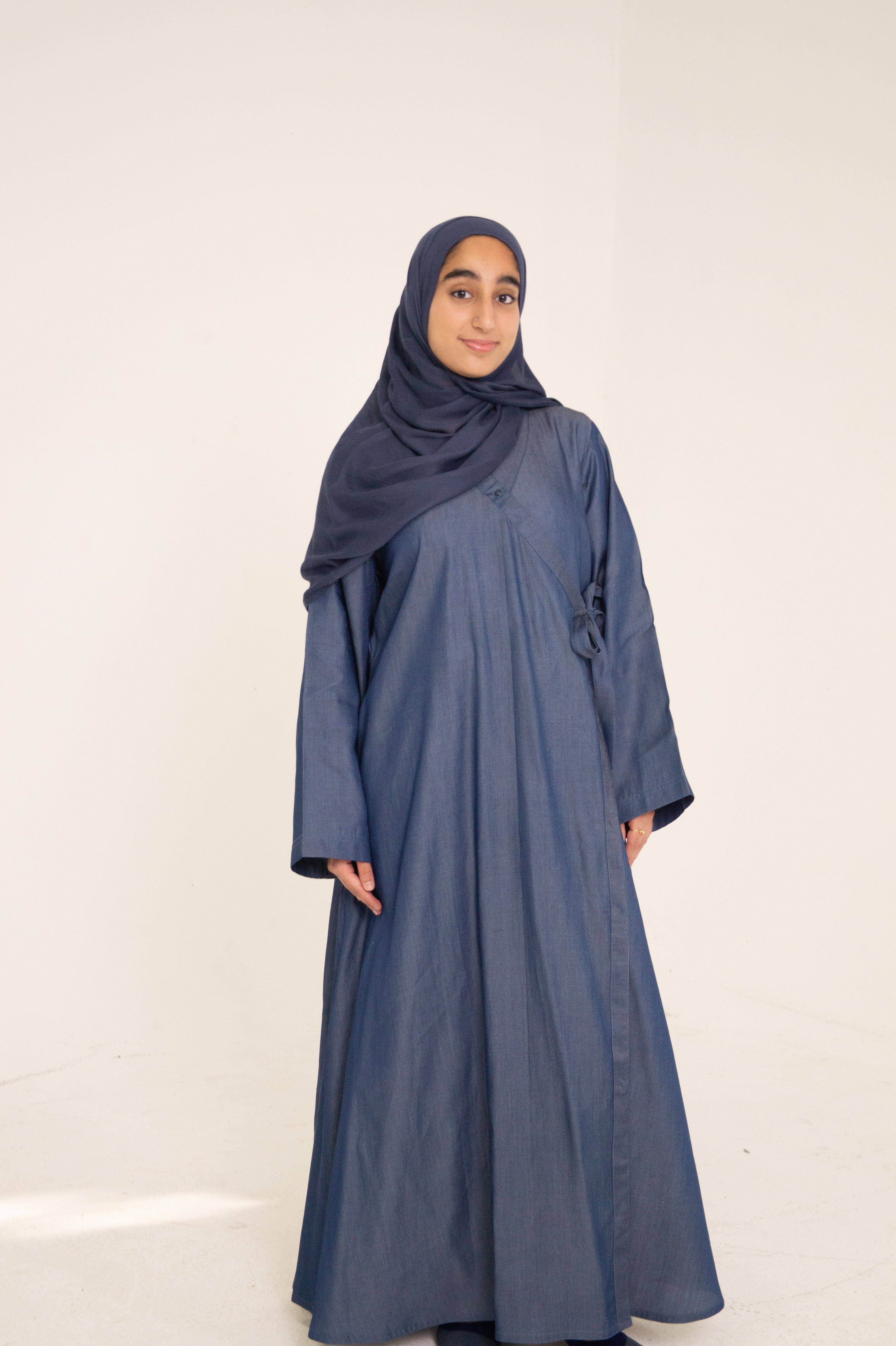 Denim Kimono Abaya