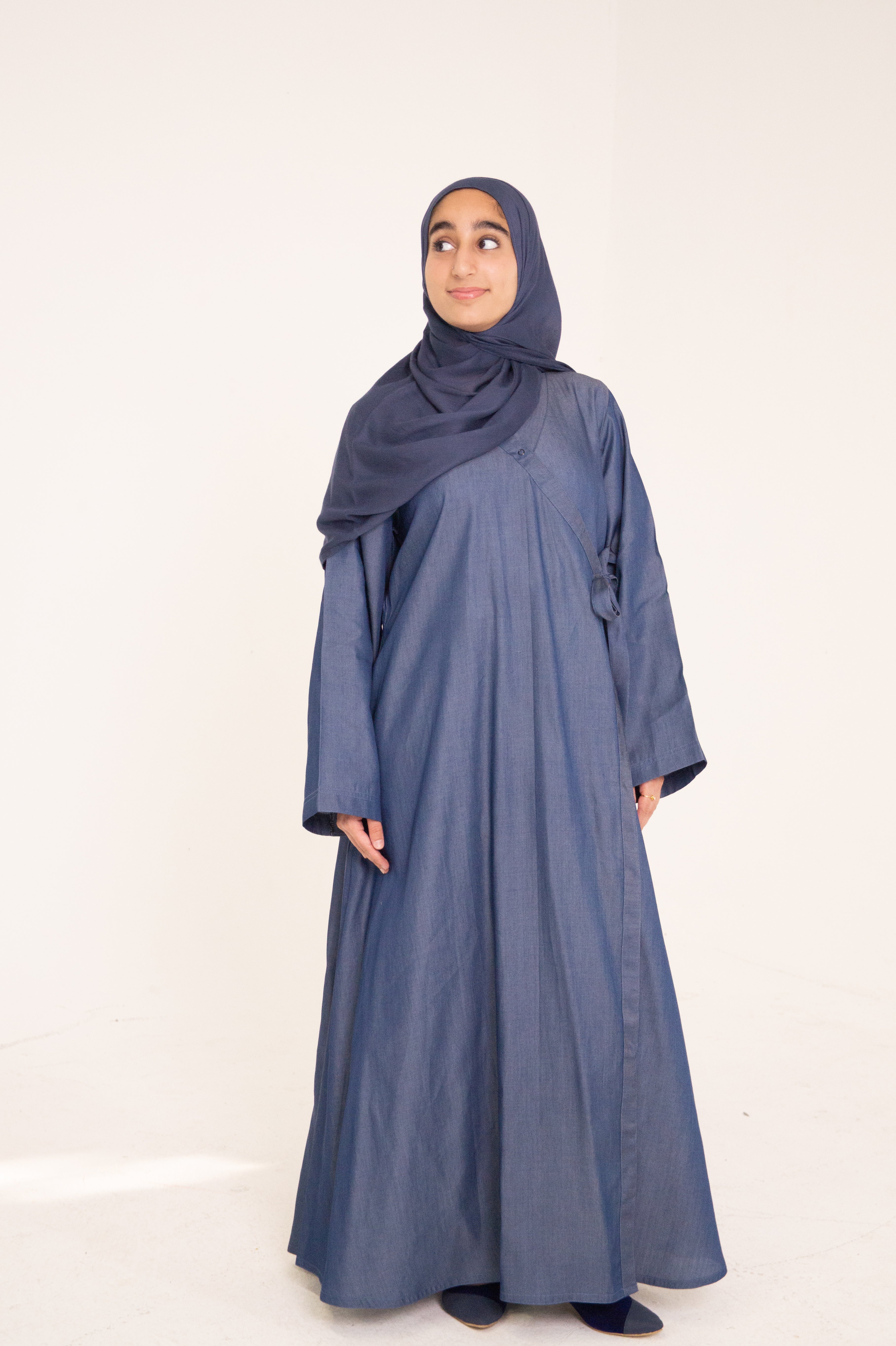 Denim Kimono Abaya