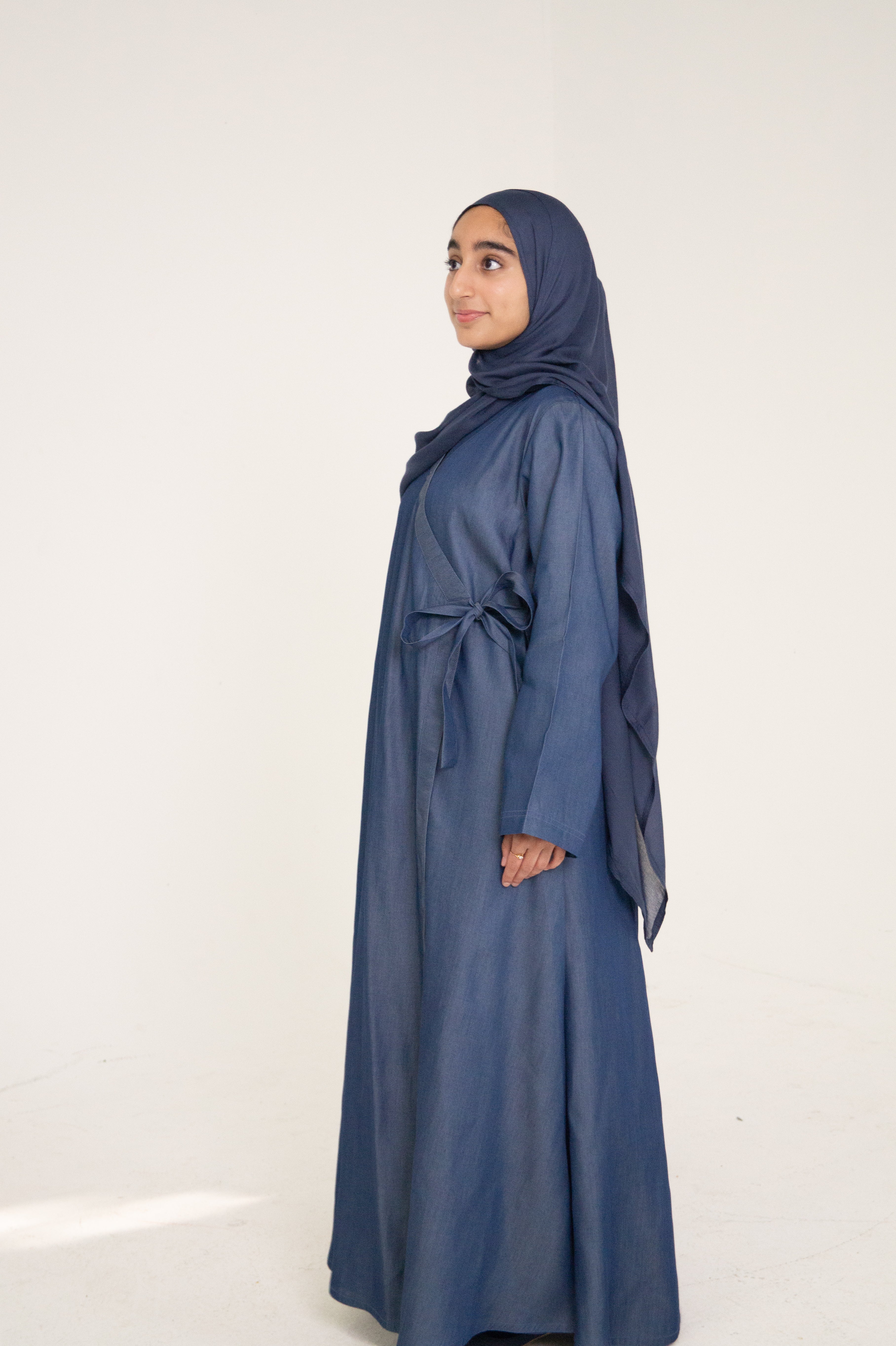 Denim Kimono Abaya