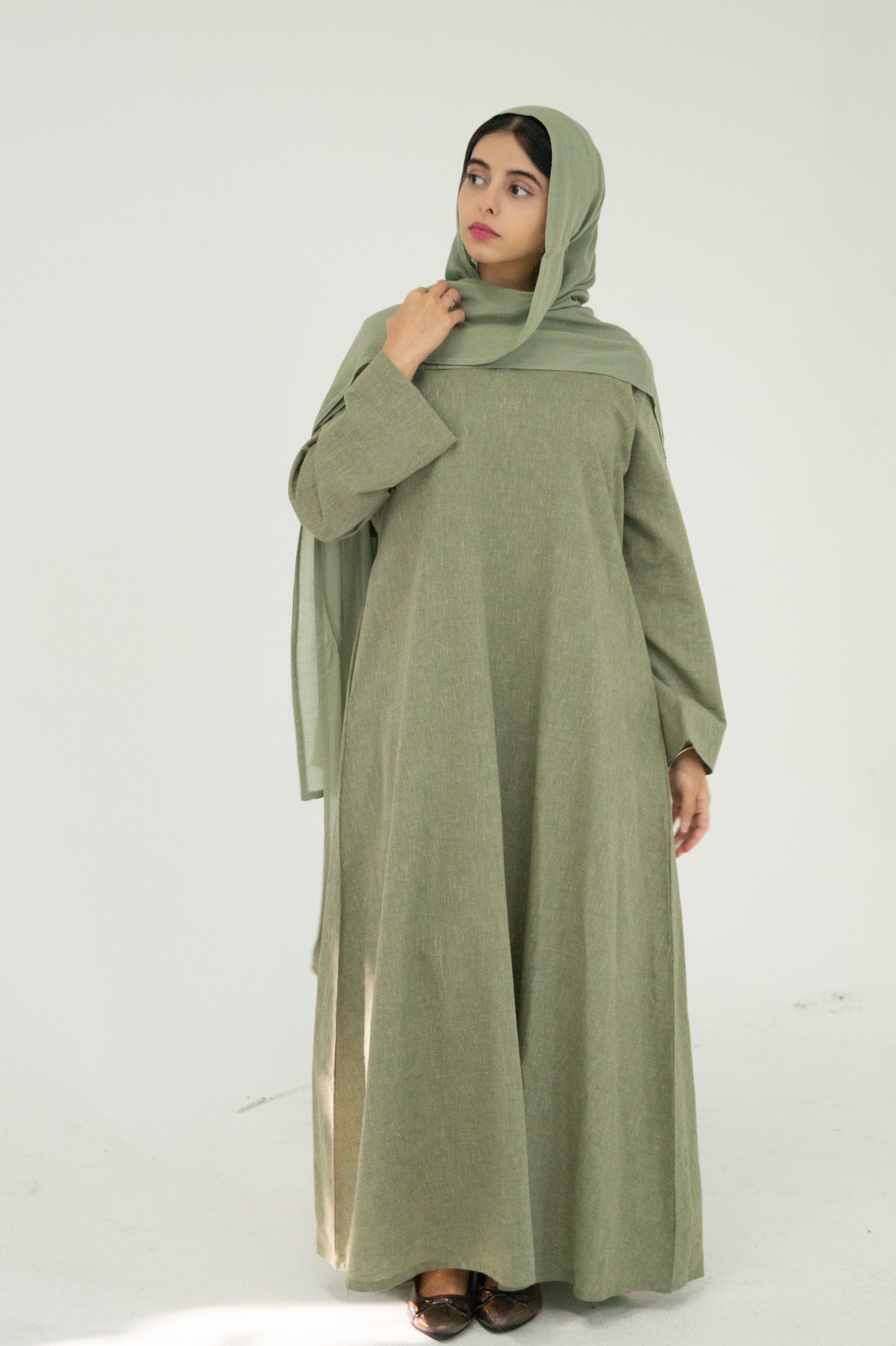 Sage Green Abaya