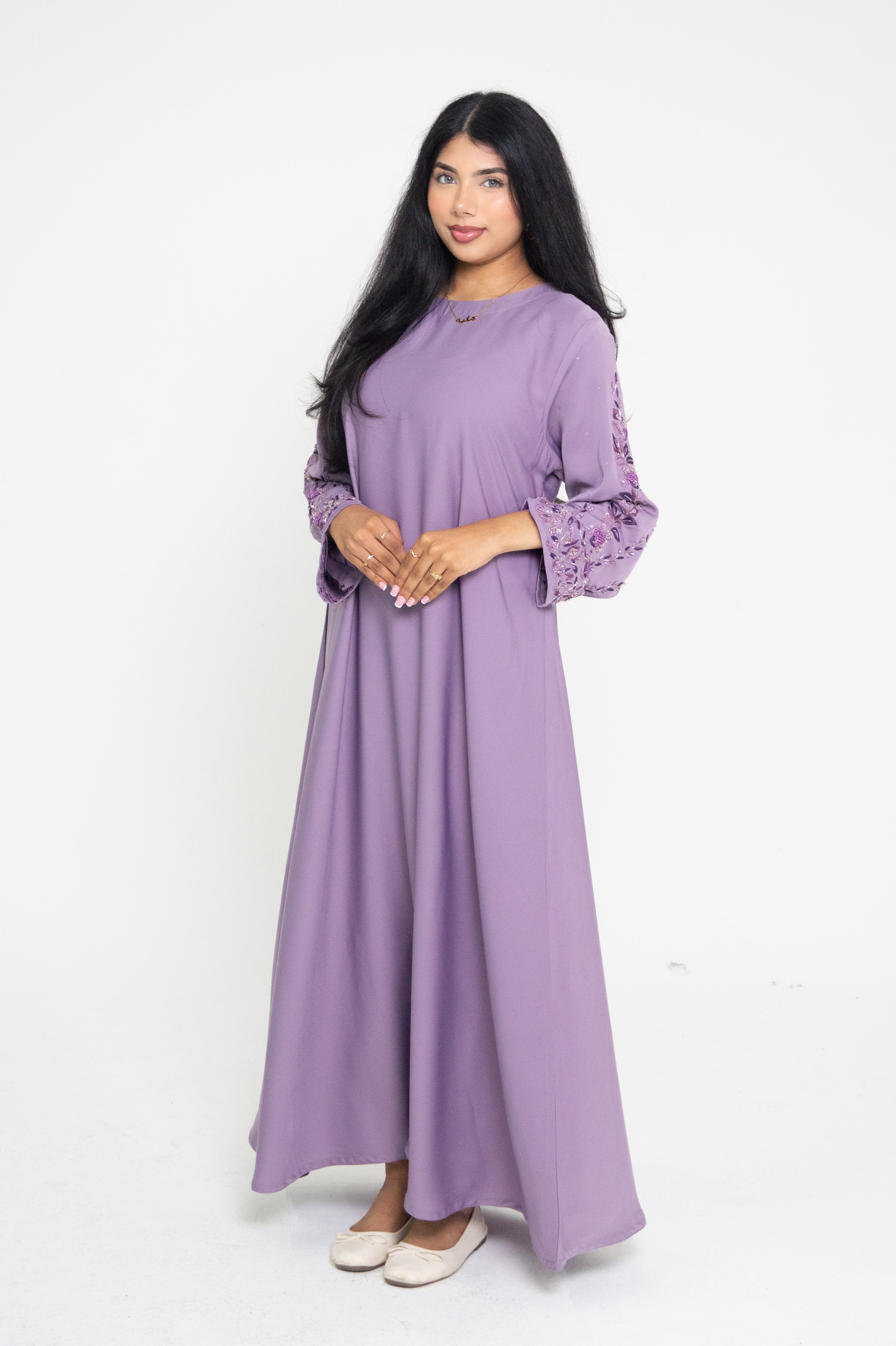 Lilac Royal Abaya
