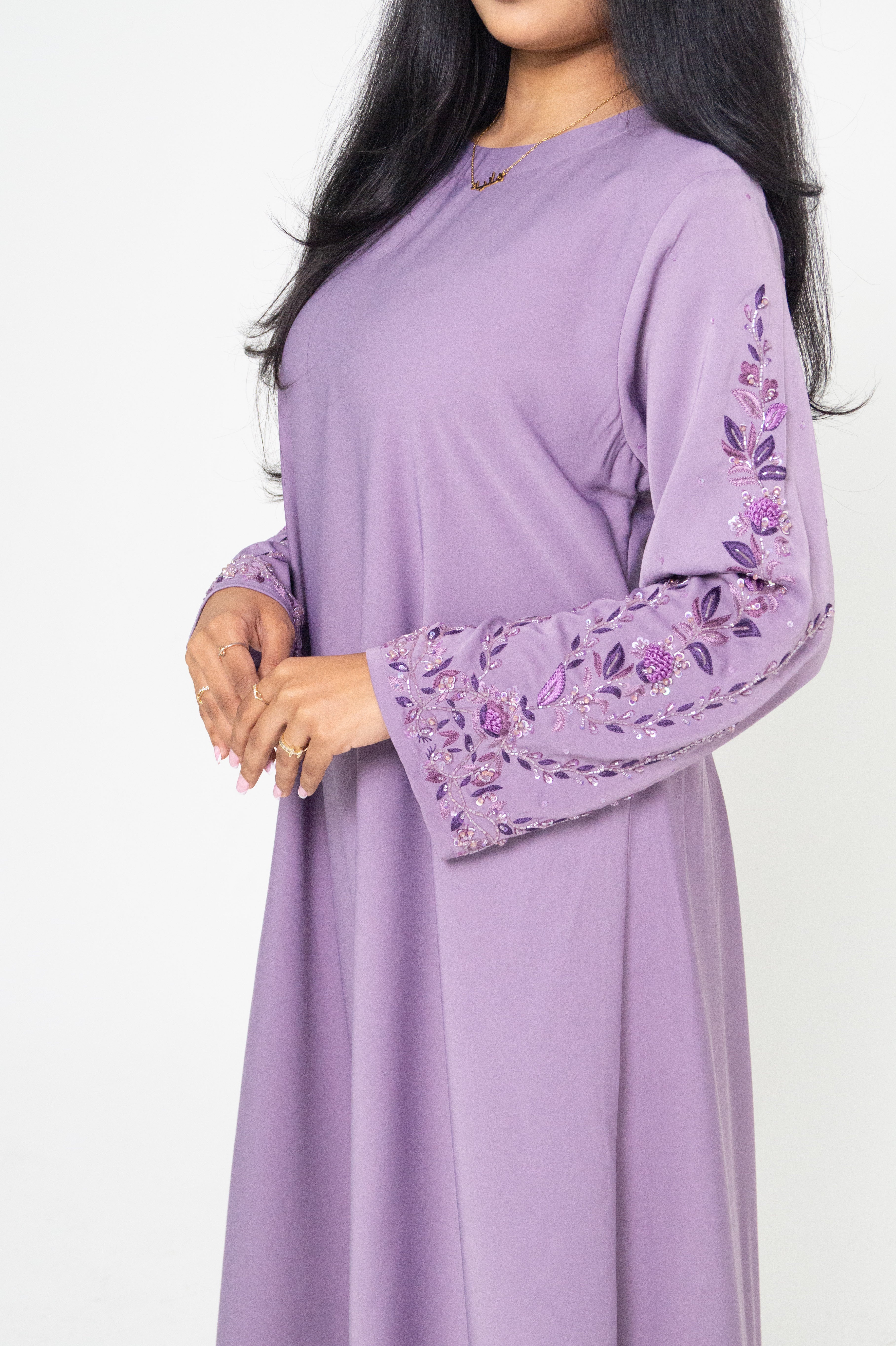 Lilac Royal Abaya