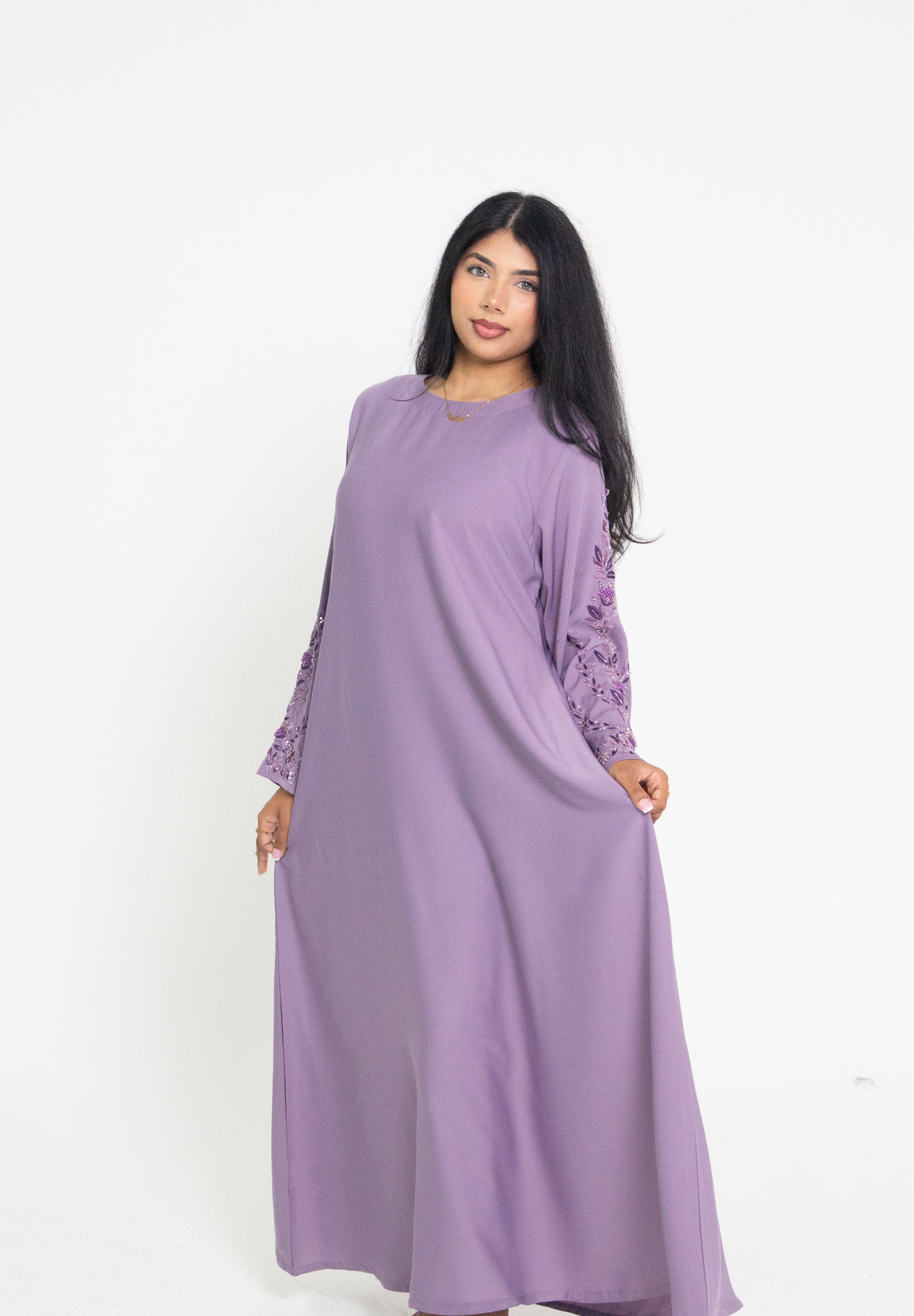 Lilac Royal Abaya