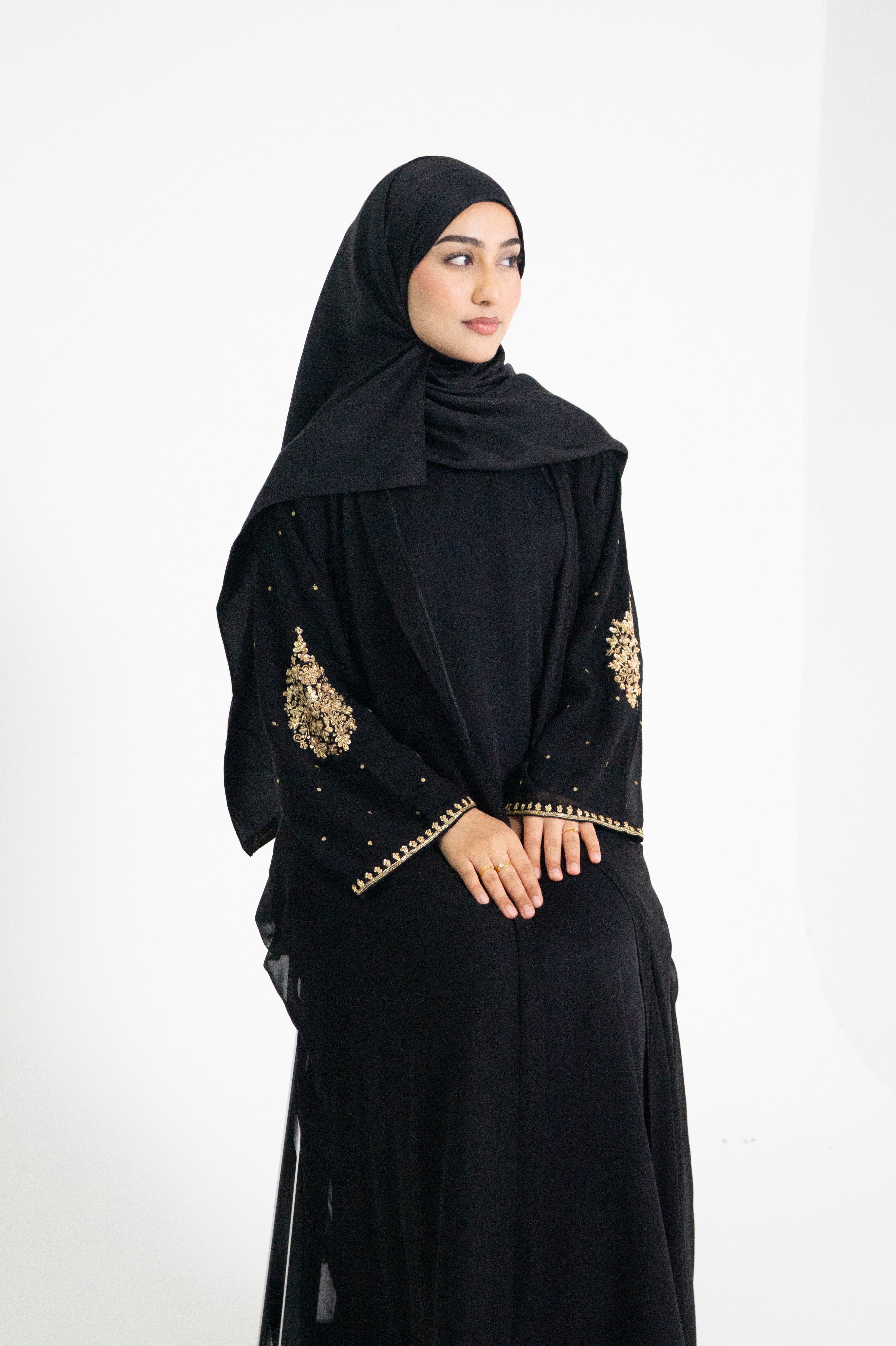 Moonlit Garden Abaya