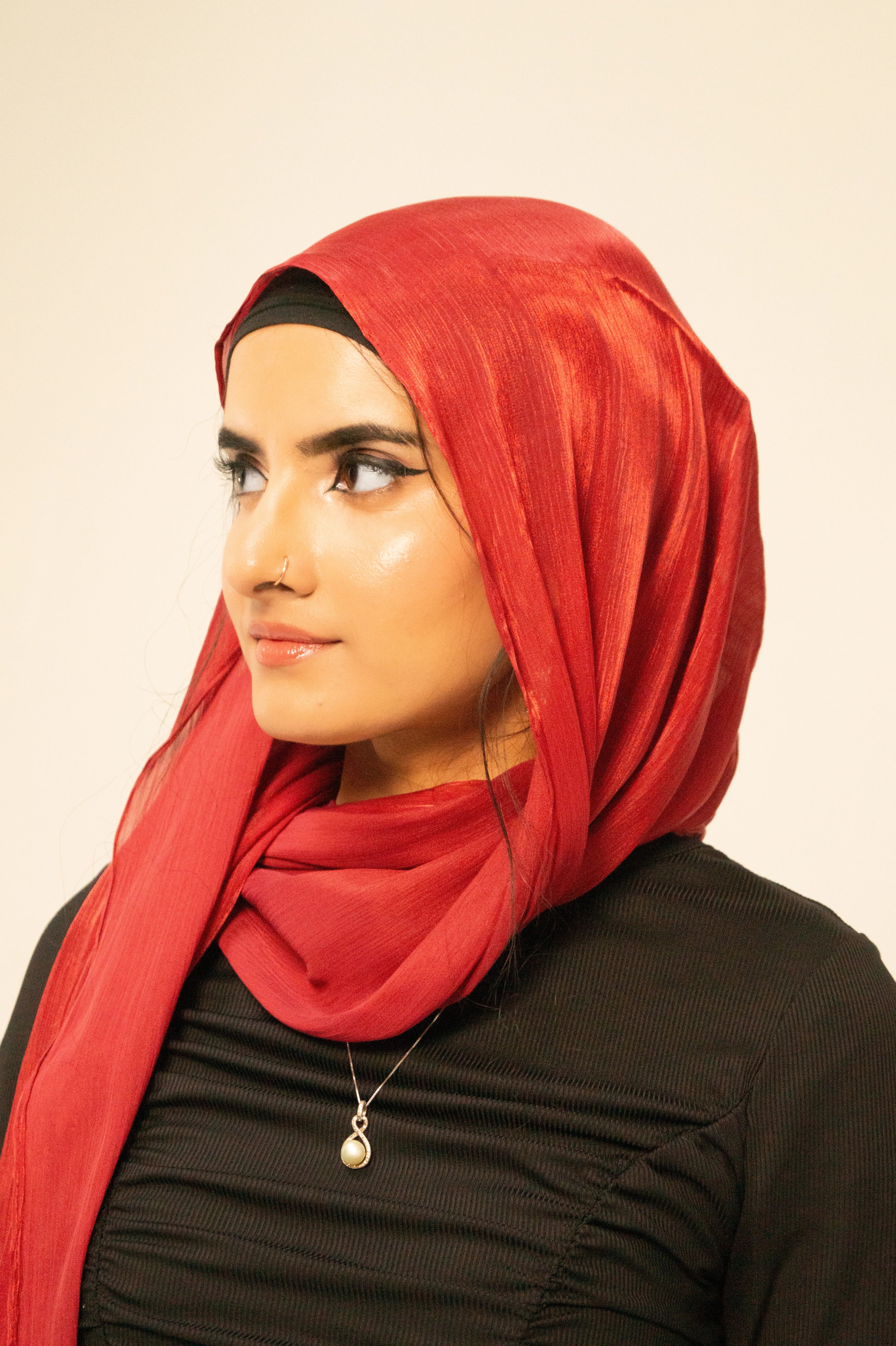 Crimson Luxury Silk