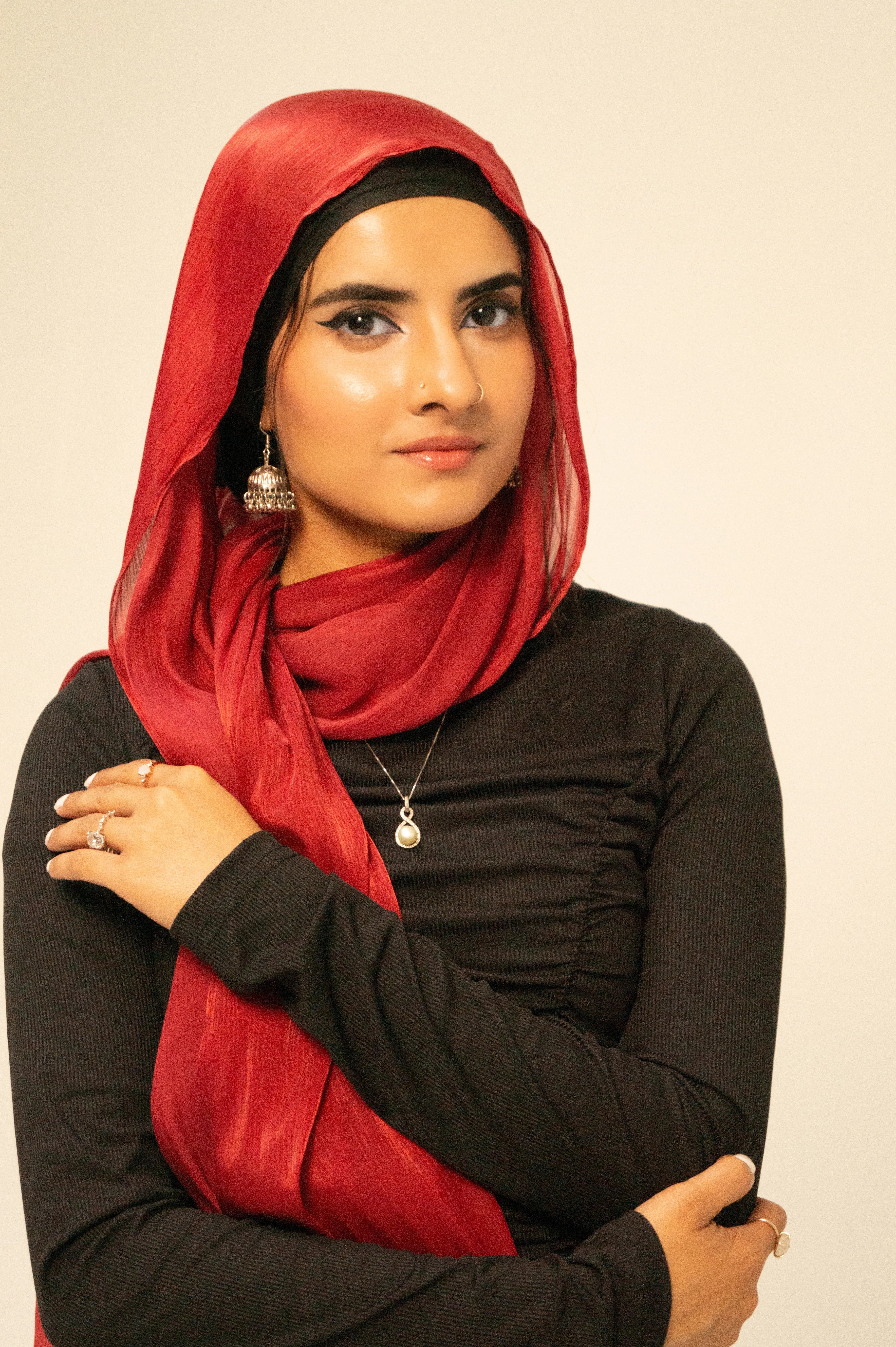 Crimson Luxury Silk