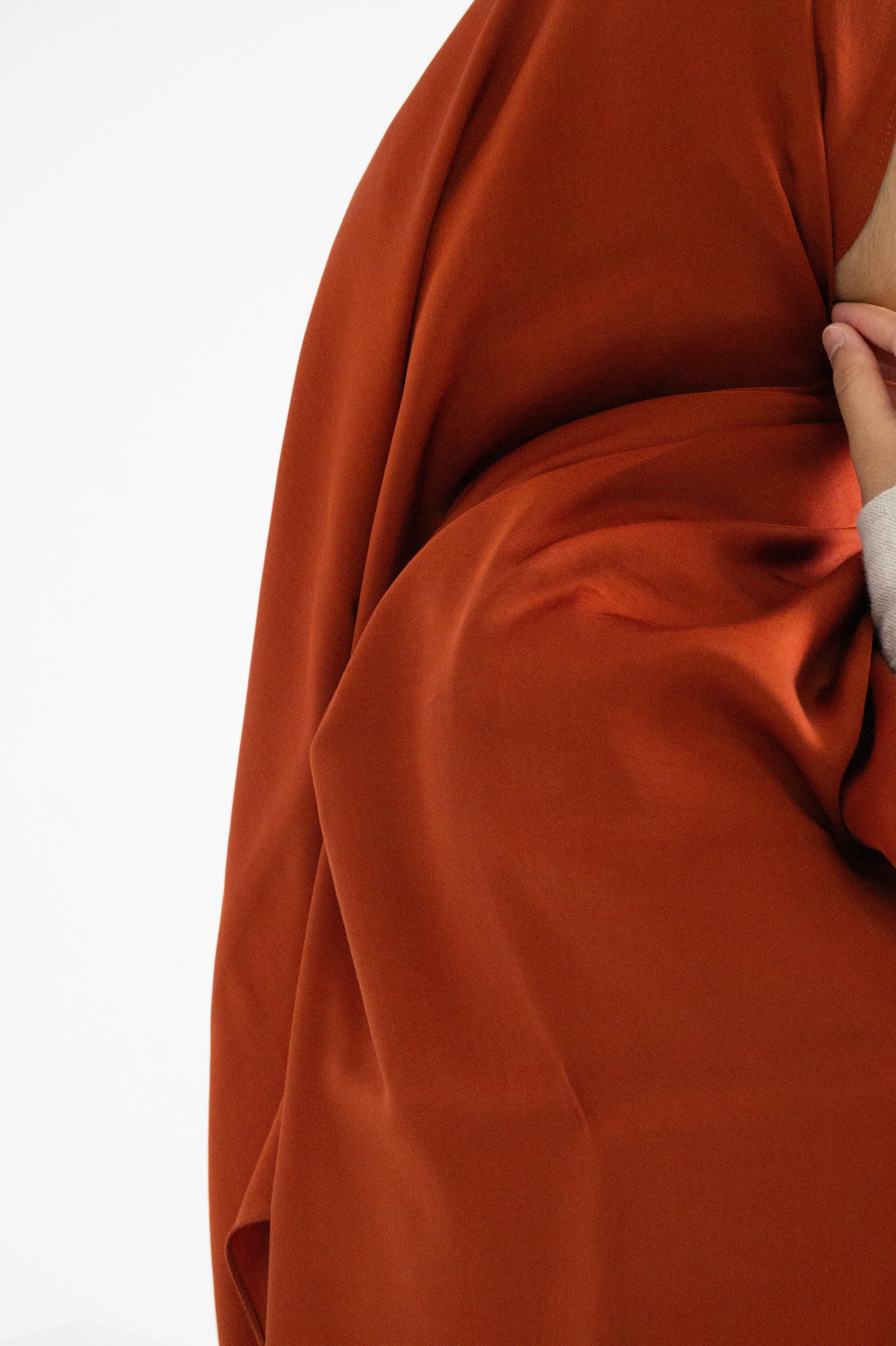 Burnt Sienna Panda Silk