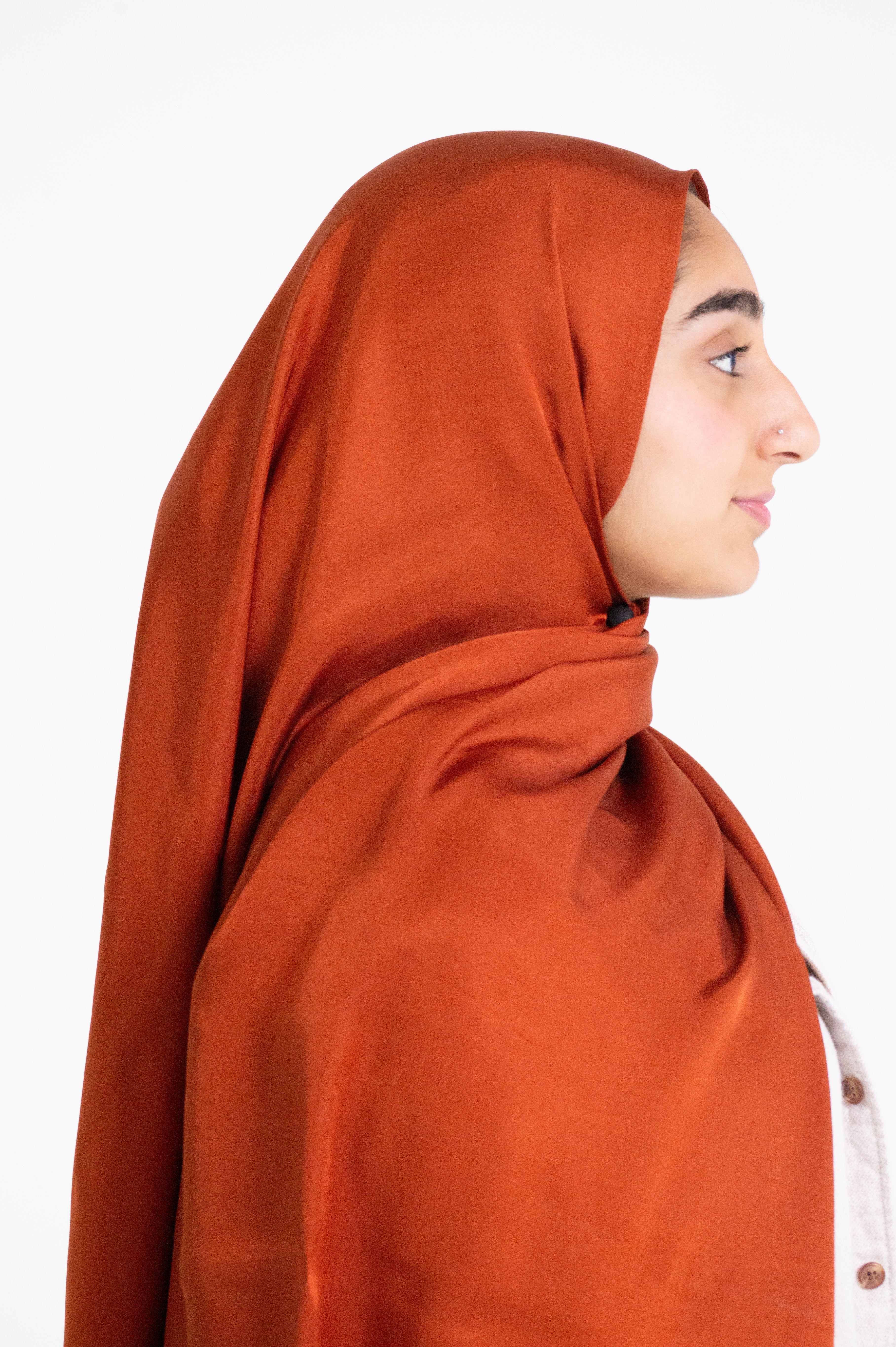 Burnt Sienna Panda Silk