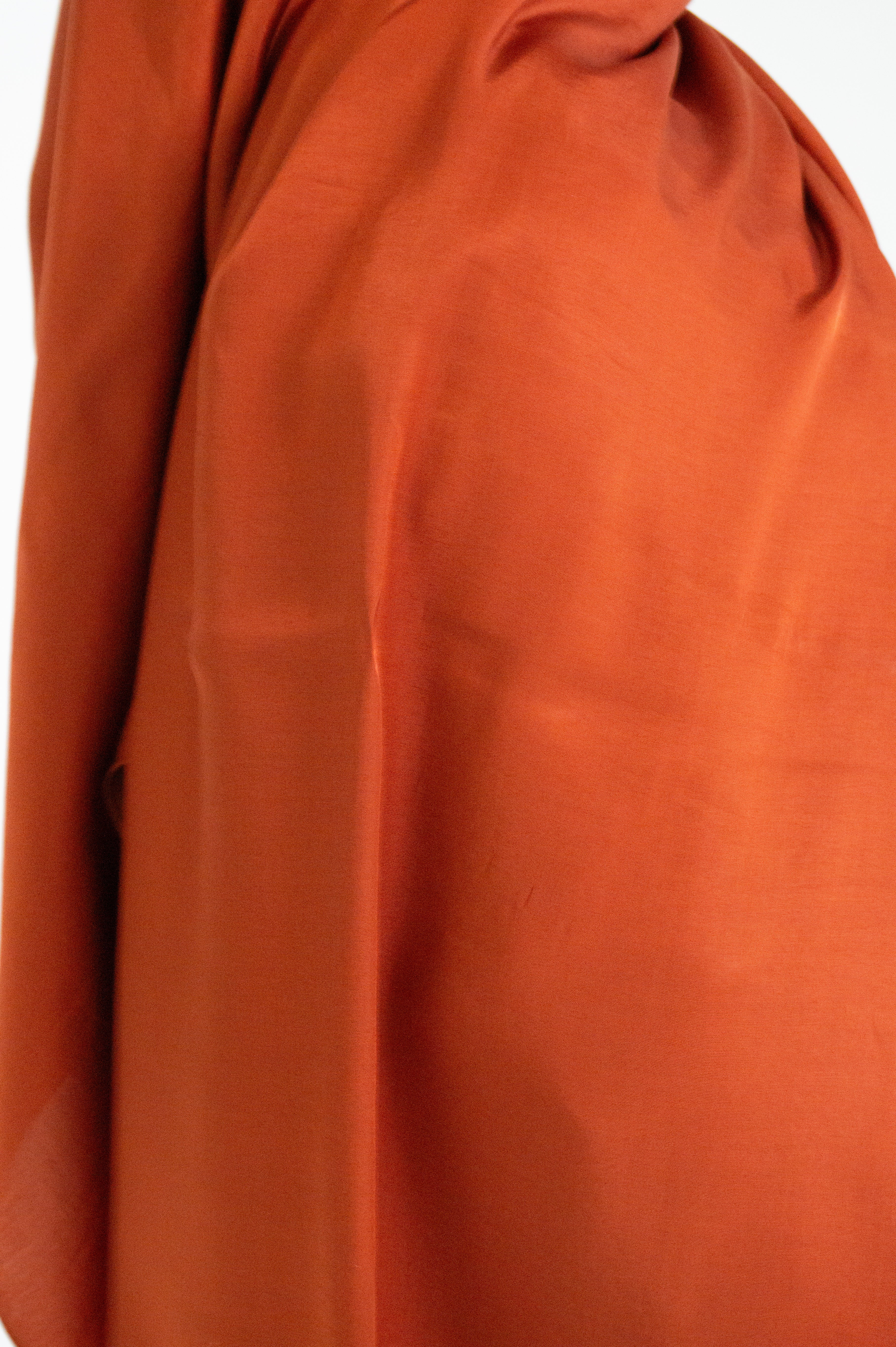 Burnt Sienna Panda Silk