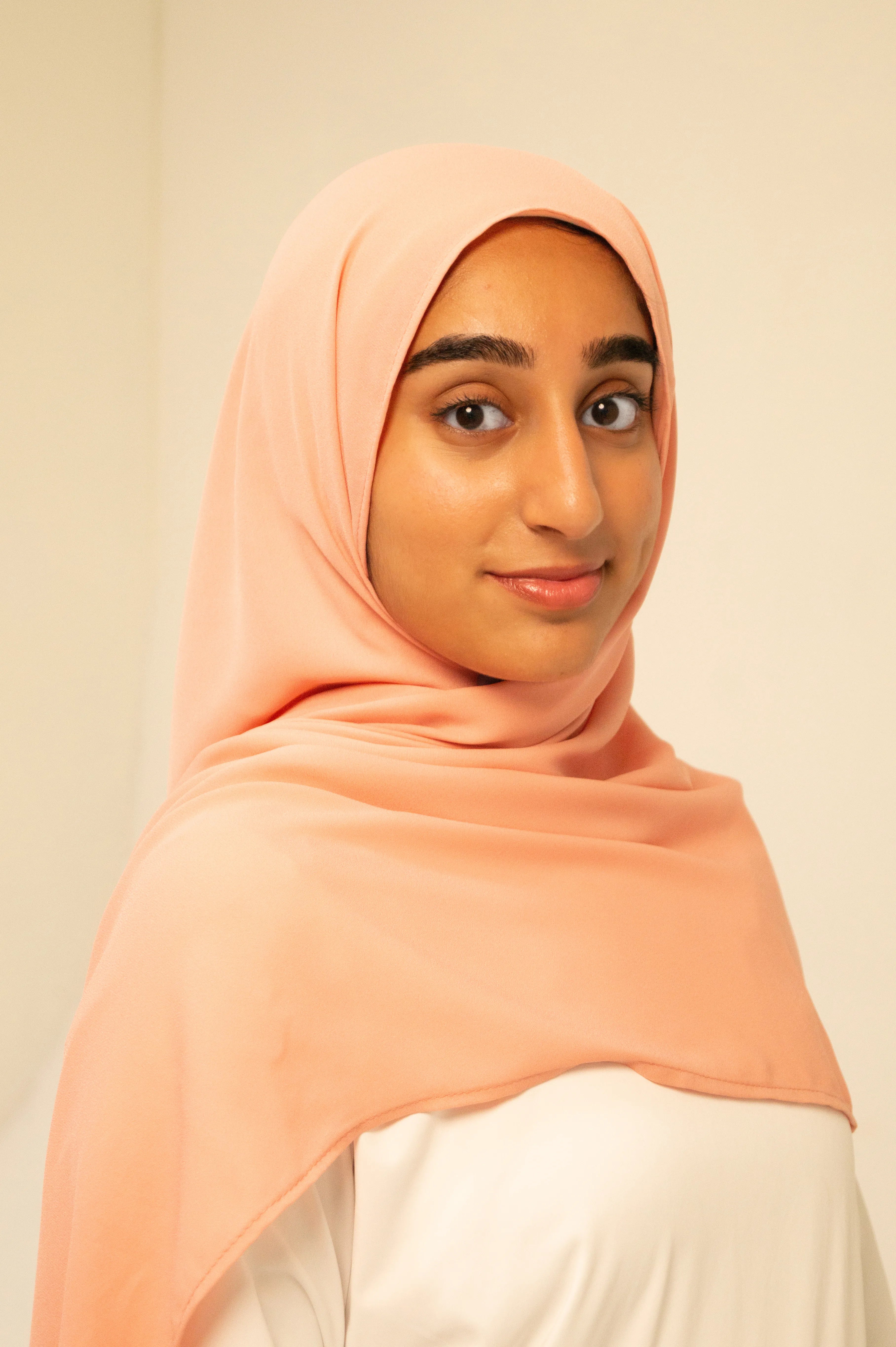Peach Glow Medina Silk