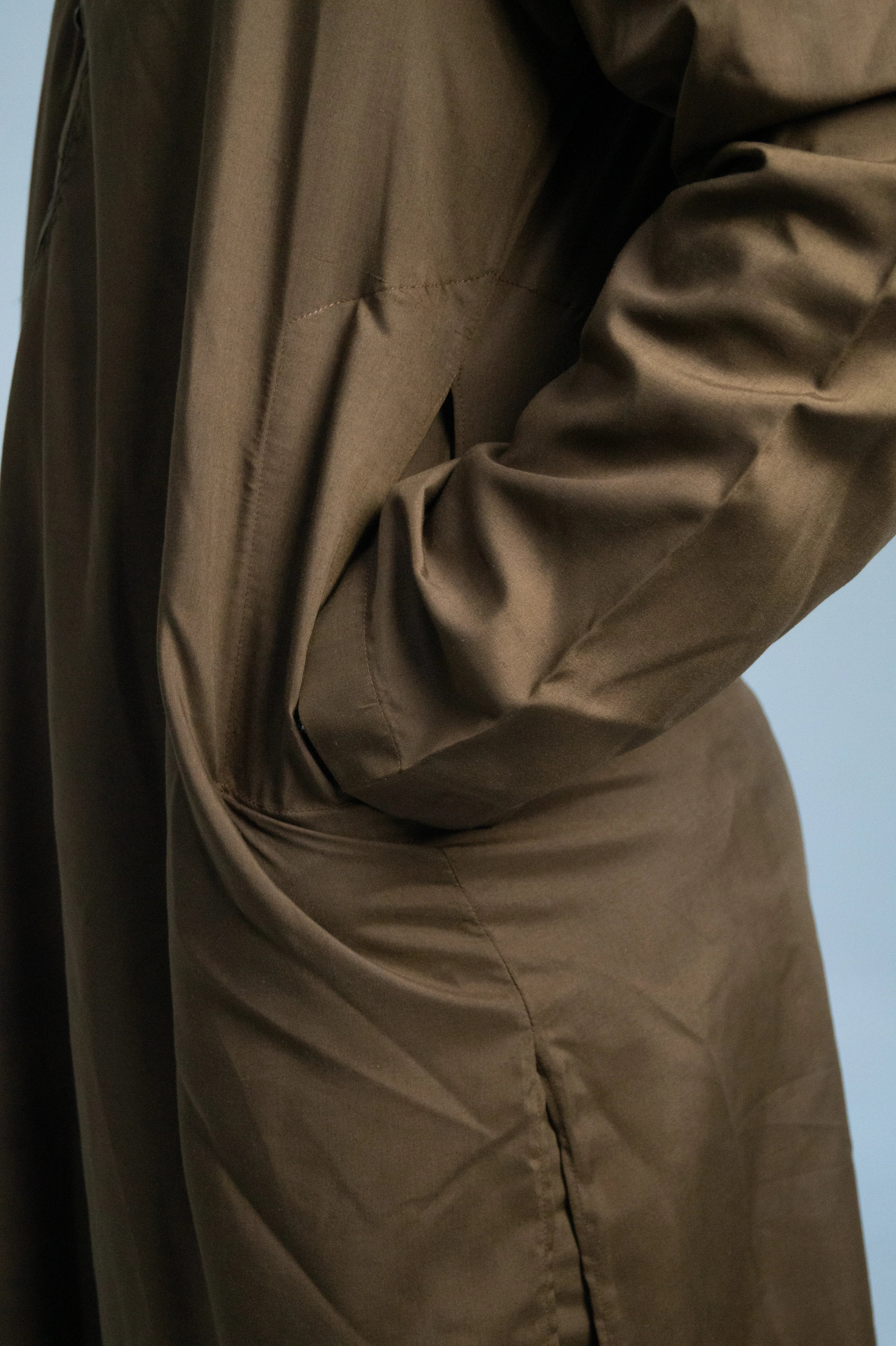 DeNative Kurta Set - Deep Olive Brown